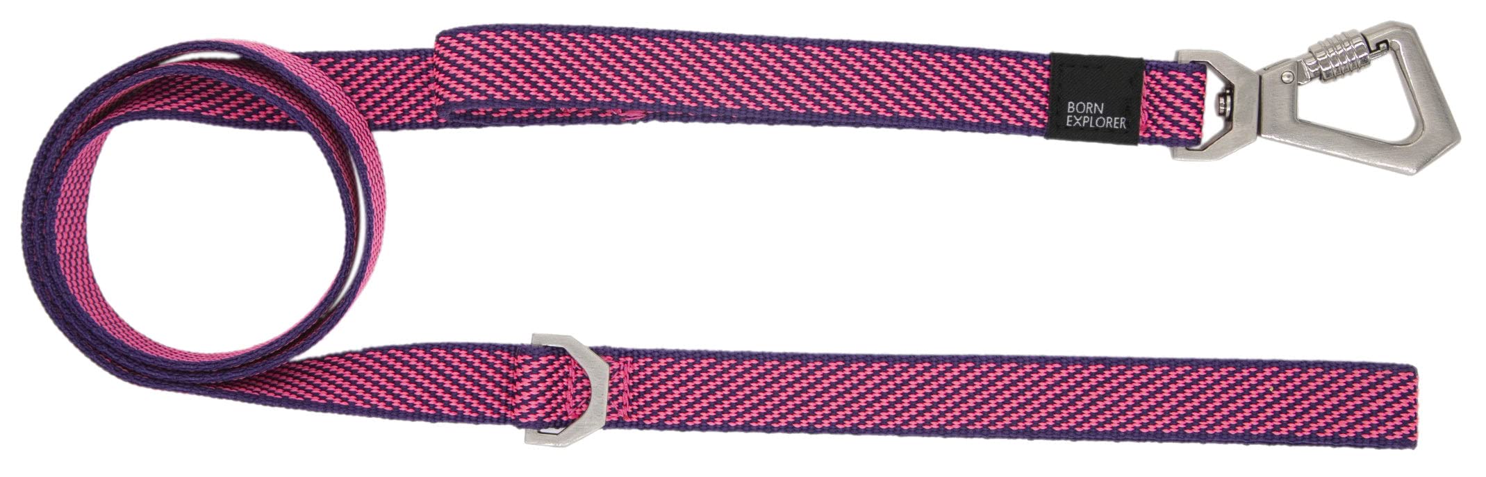 Pet Life Escapade Outdoor Series 2-in-1 Convertible Dog Leash and Collar, MD, Pink