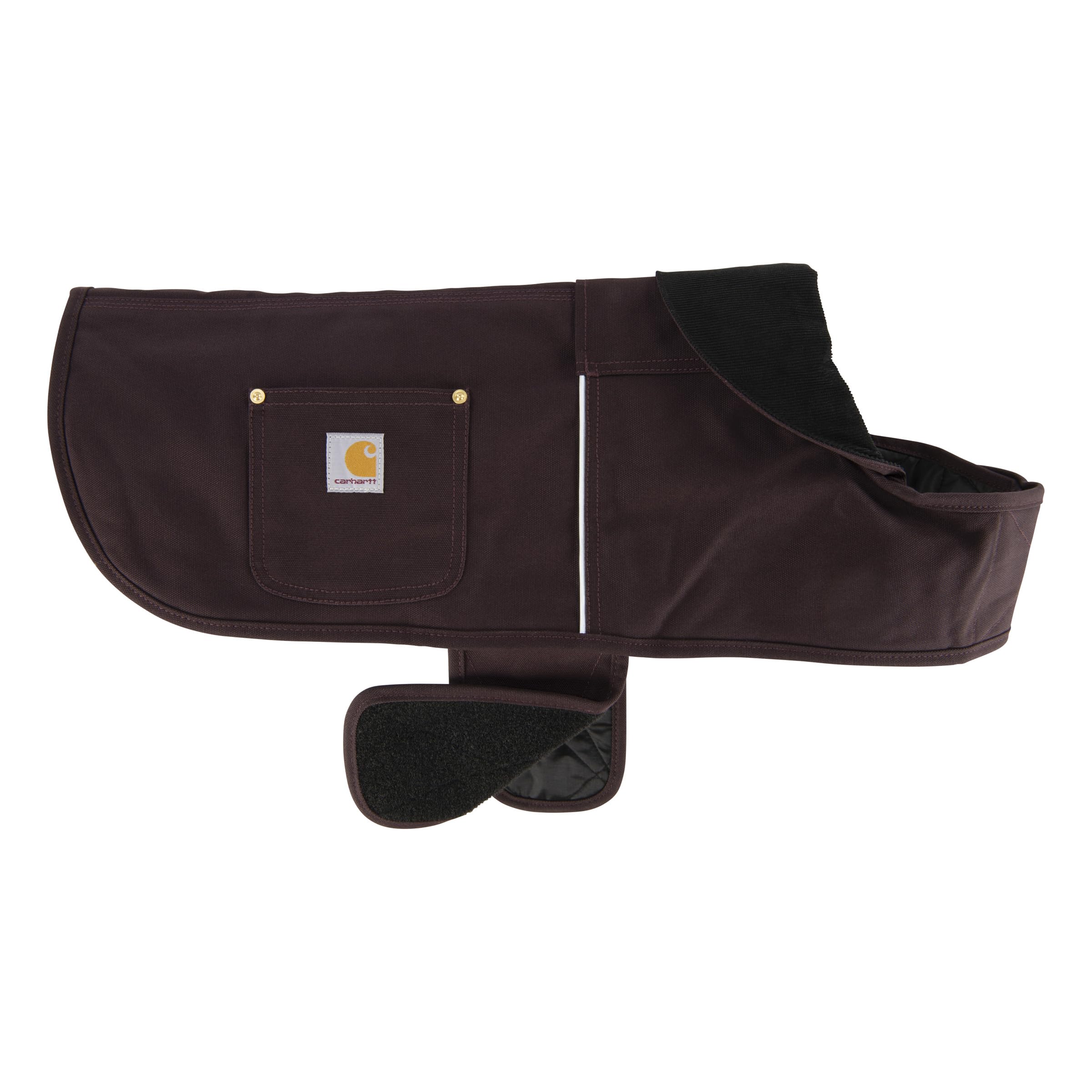 Carhartt Firm Duck Dog Chore Coat, Insulated Weather Resistant Jacket for Cold and Windy Conditions, Deep Wine, Large