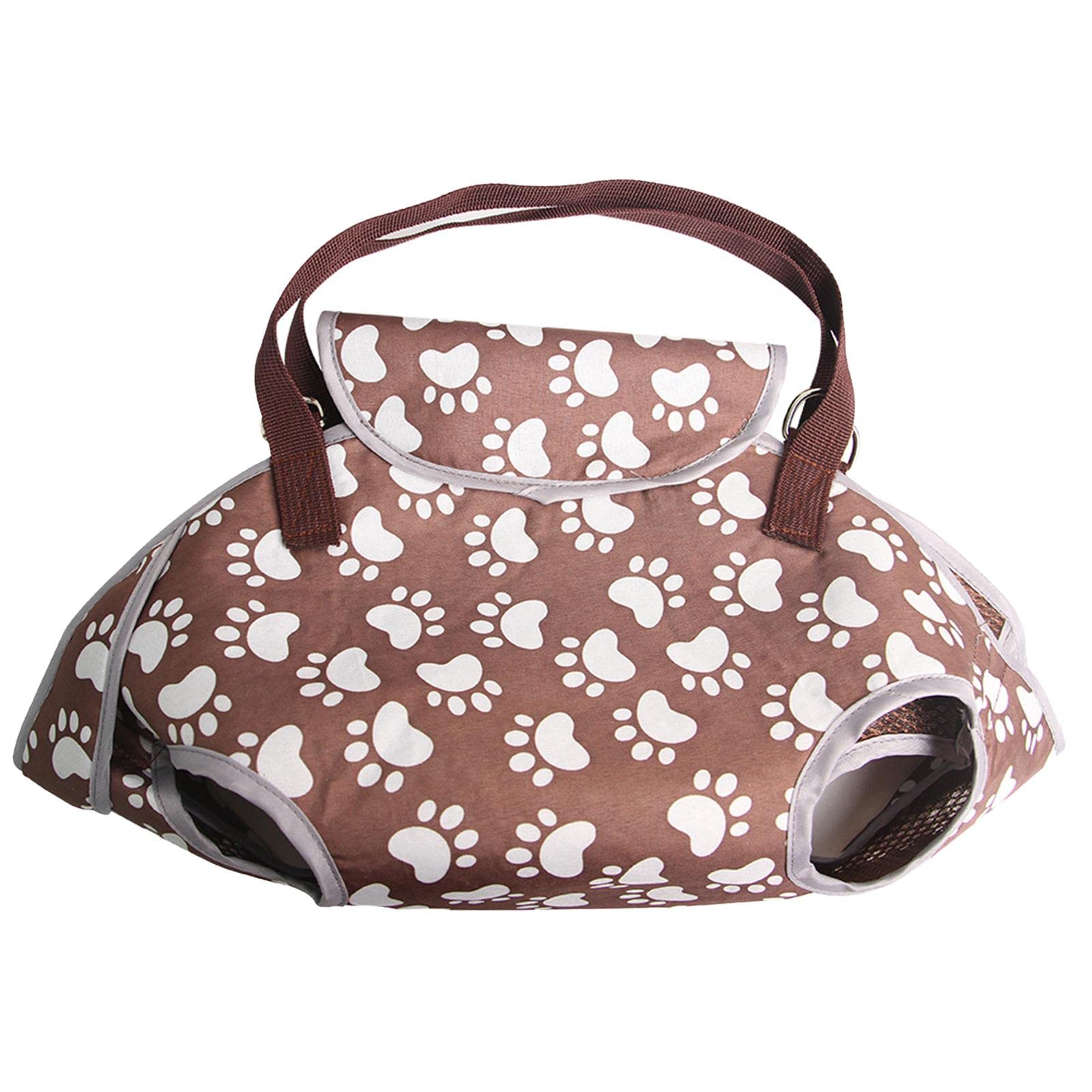 CALANDIS Travel Shoulder Bag Comfortable Puppy Kitten Leg Out Cats Dog Pets Carrier Brown S | Carriers & Totes | Dog Supplies