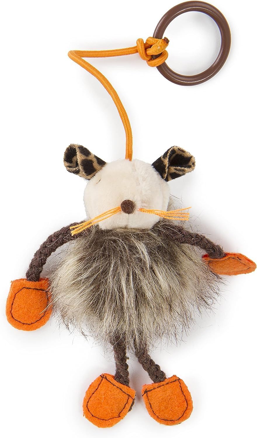 Premiumav Bouncy Mouse Cat Toys  Natural Instinct Chase & Play Interactive Toy For Cats & Kittens, Durable Plush Catnip Toy For