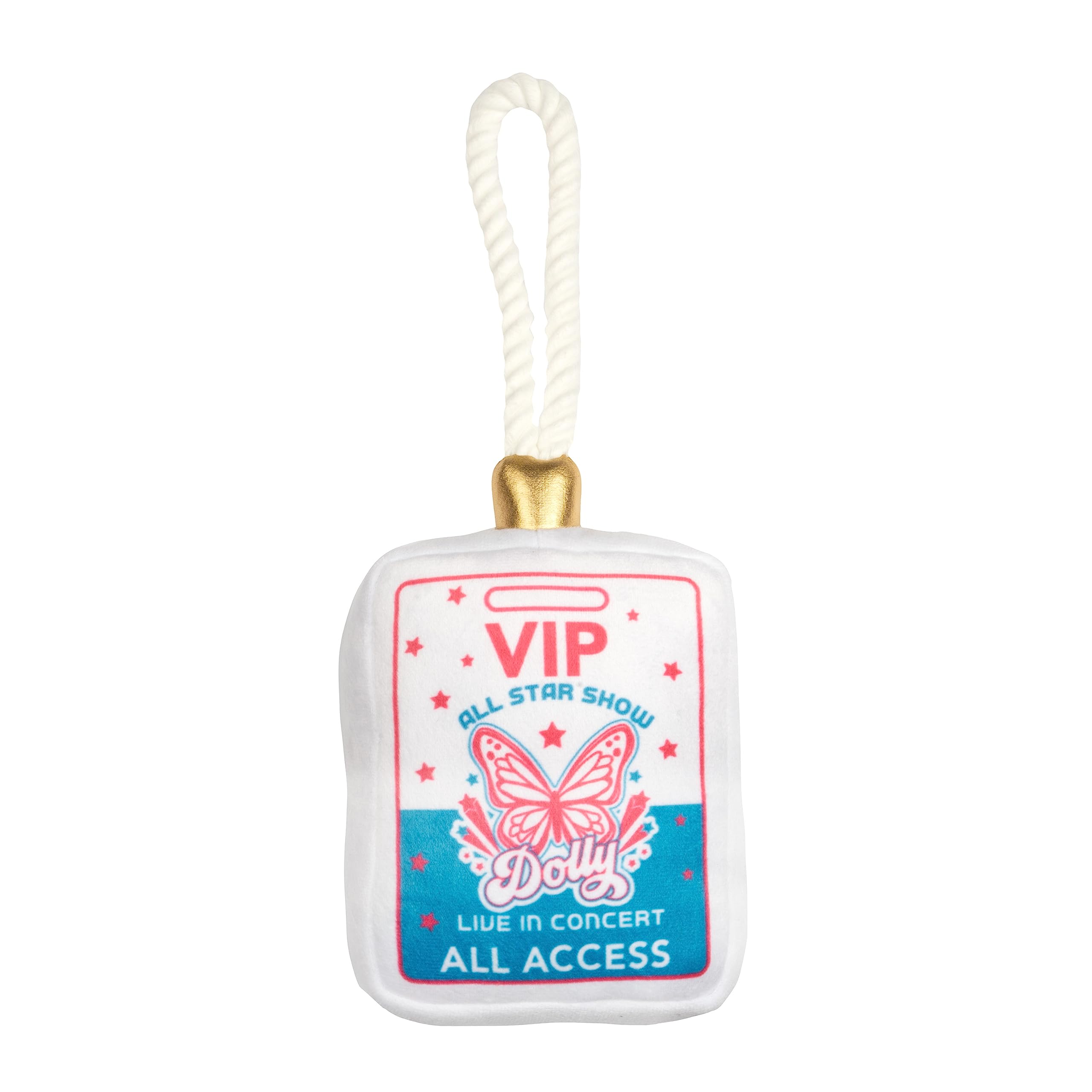 Doggy Parton Plush Dog Toys Collection - Vip All Access Pass