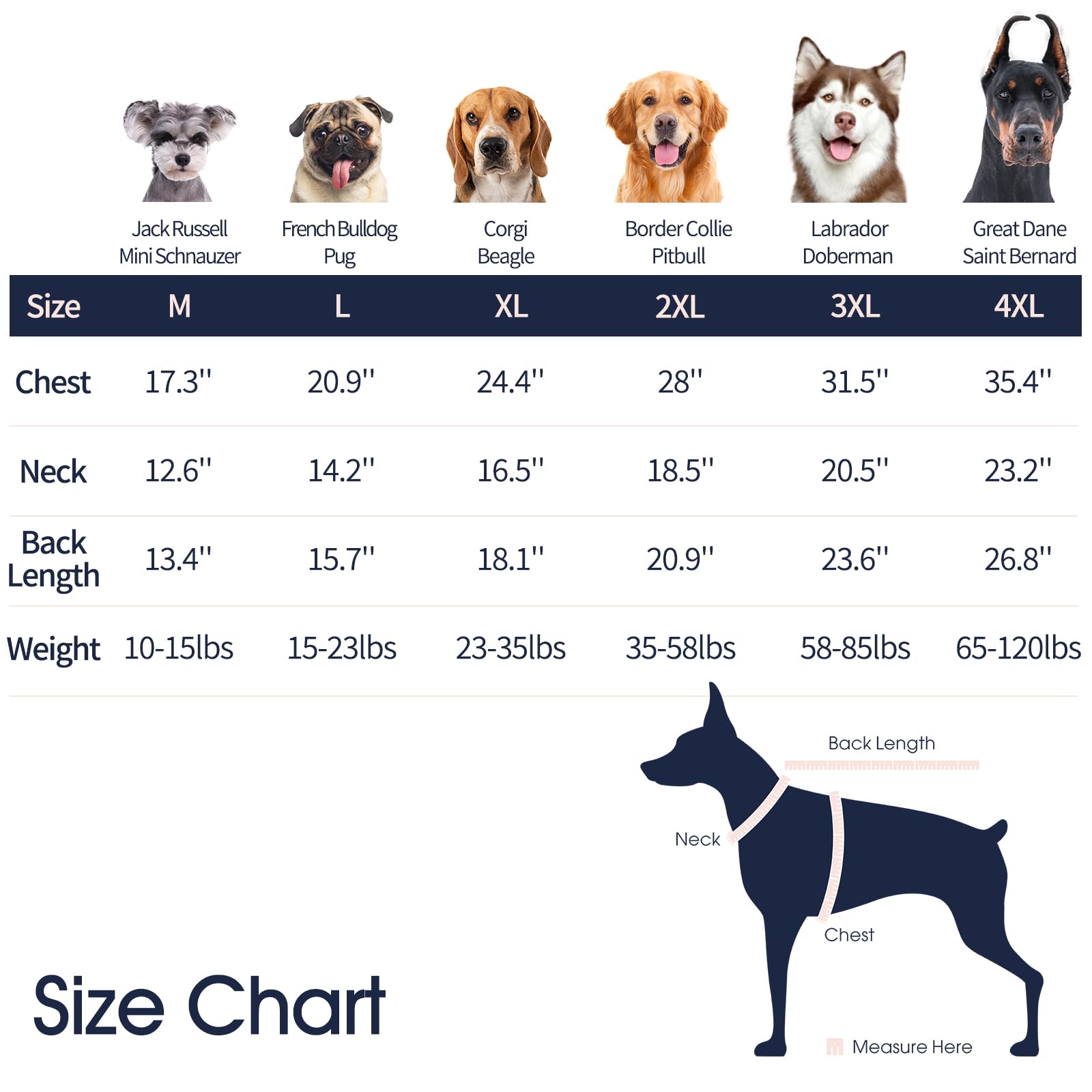 IECOii XXXL Dog Sweater,Stretch Fleece Vest Dog Sweater - Blue,XXX-Large,Christmas Dog Sweater Dog Winter Clothes,Pullover Dog P