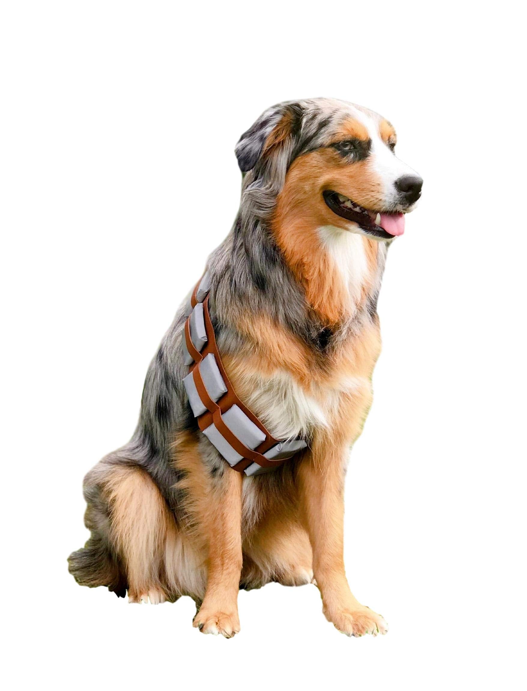 Comfycamper Utility Belt Dog Halloween Costume Adjustable - X Large Medium Small French Lab Cosplay Christmas 2024, X-Large