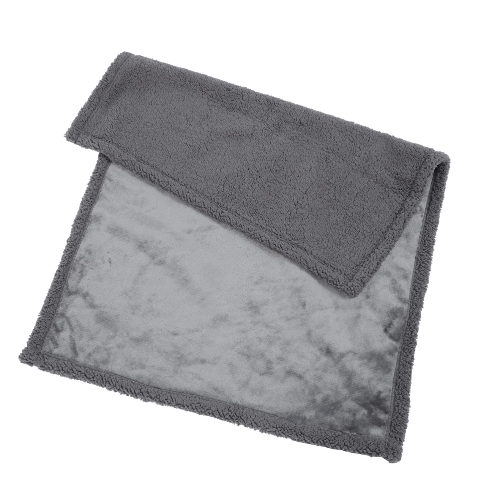 BESTonZON Comfortable Pet Blanket for Use Soft Flannel Pet Sleeping Cushion for Dogs and Cats Grey Blanket for Home and Travel