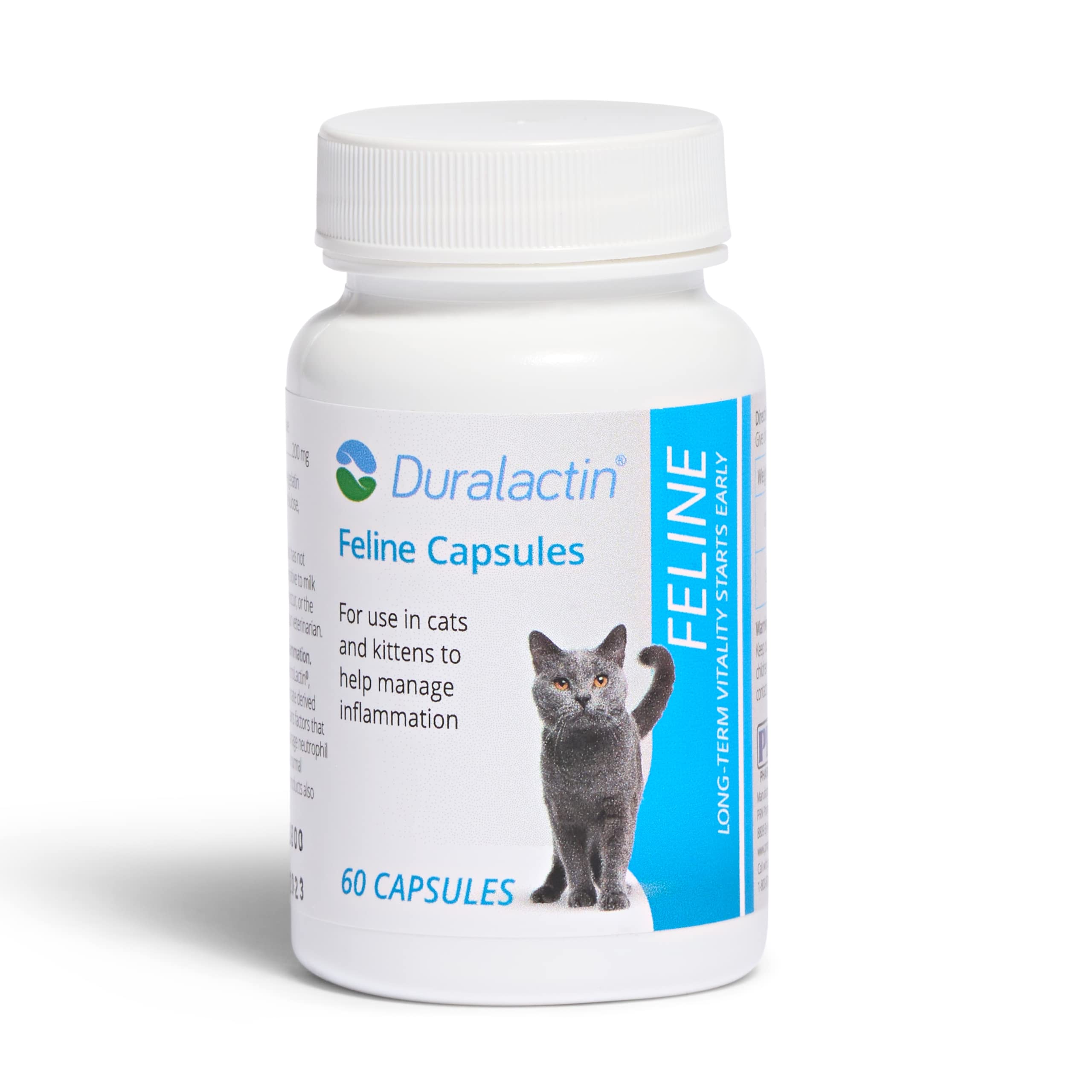 PRN Pharmacal Duralactin Feline  Joint Health Supplement for Cats & Kittens Supports Chronic Soreness, Joint Health & Overall W