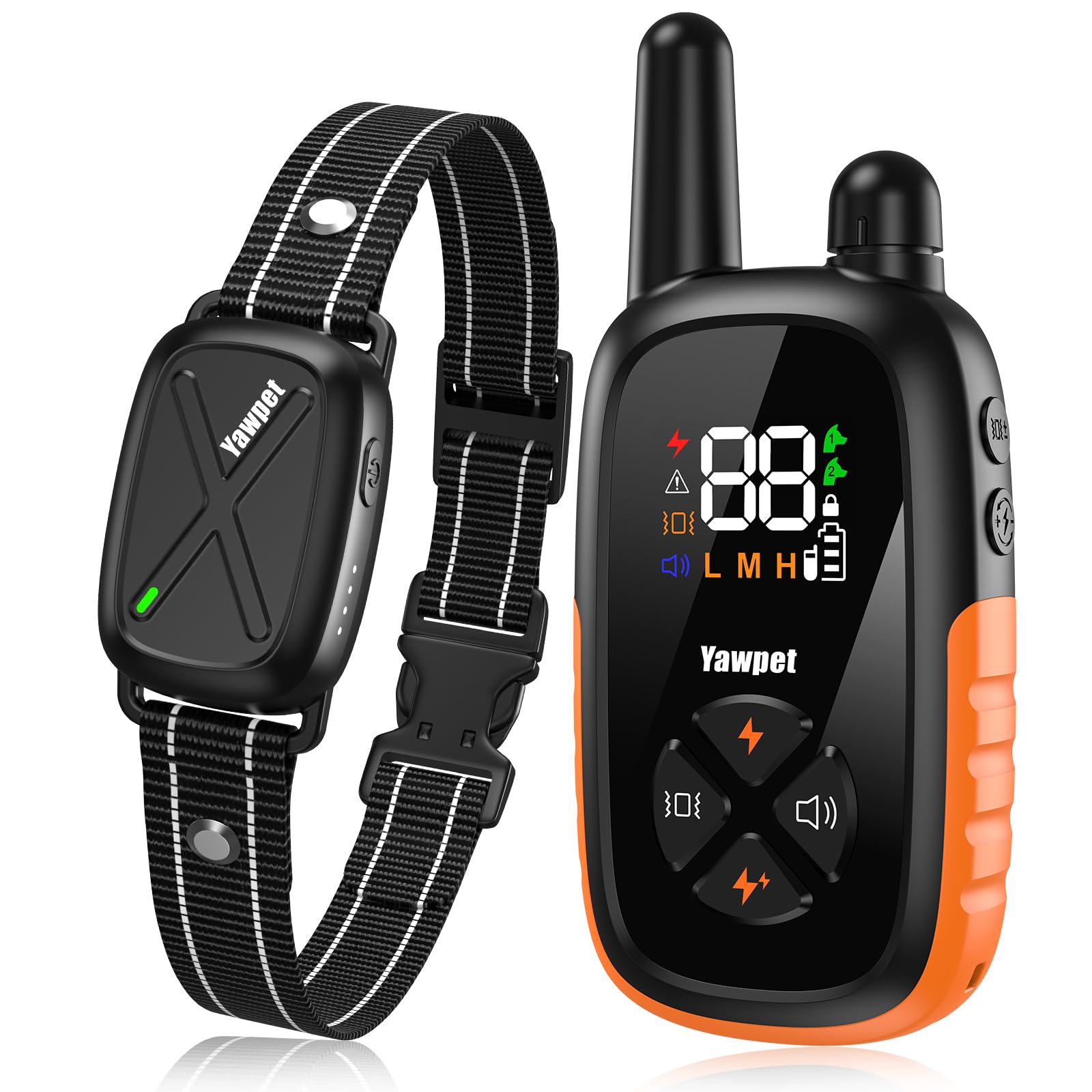Dog Shock Collar With Remote - Dog Training Collar Waterproof, Rechargeable E Collar For Dogs Training With Vibration, Electric 