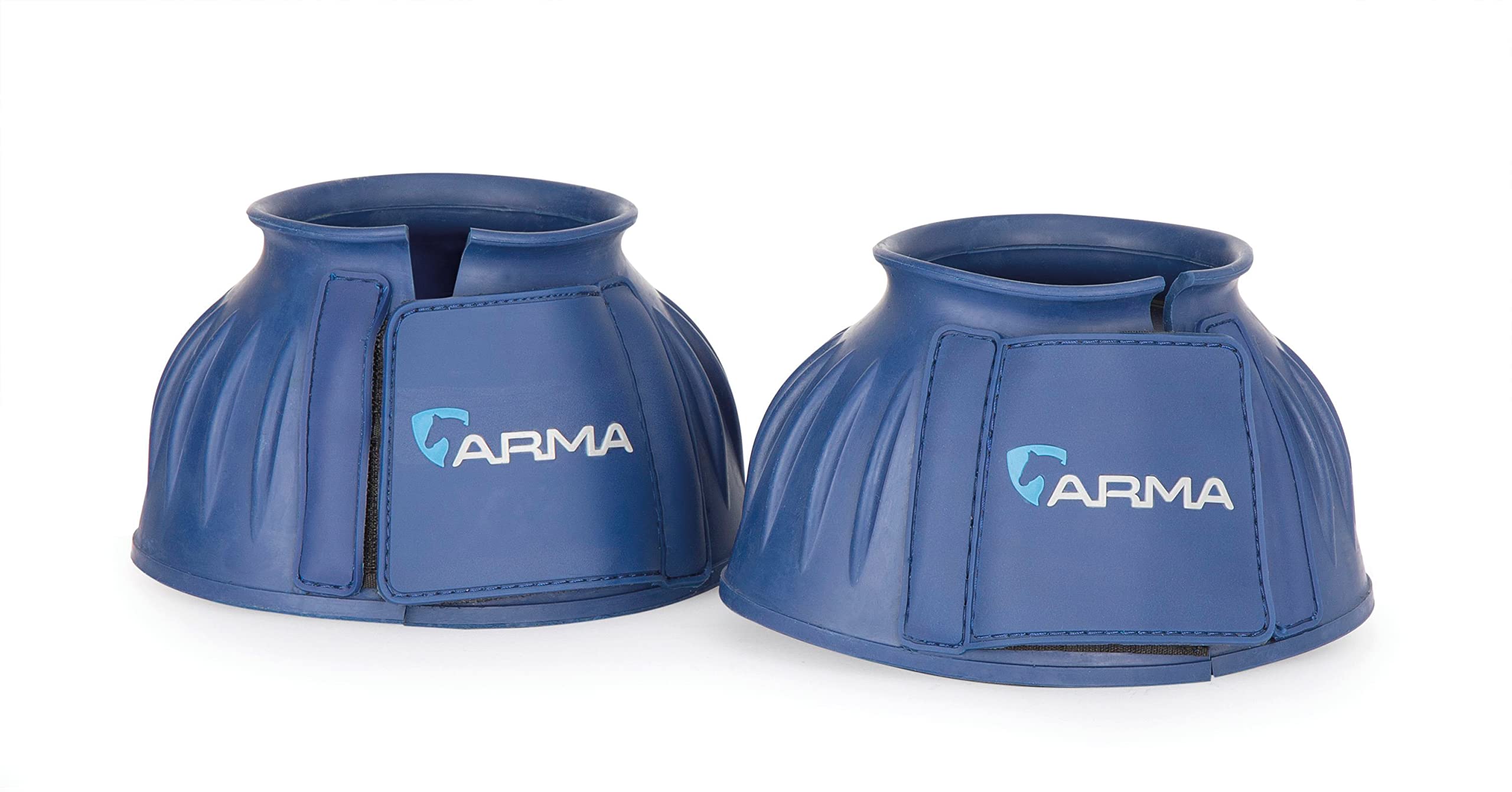 Shires Arma Over Reach Horse Bell Boots (Royal, Full)