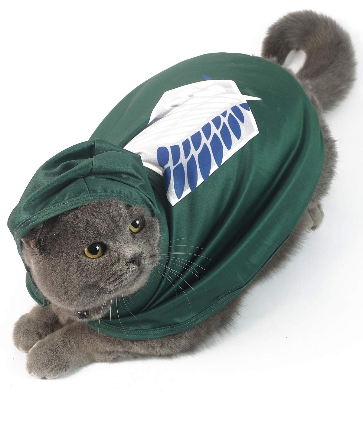 Impoosy Cat Halloween Costume Funny Puppy Clothing Kitten Cosplay Pet Clothes Small Dog Outfits (Small)