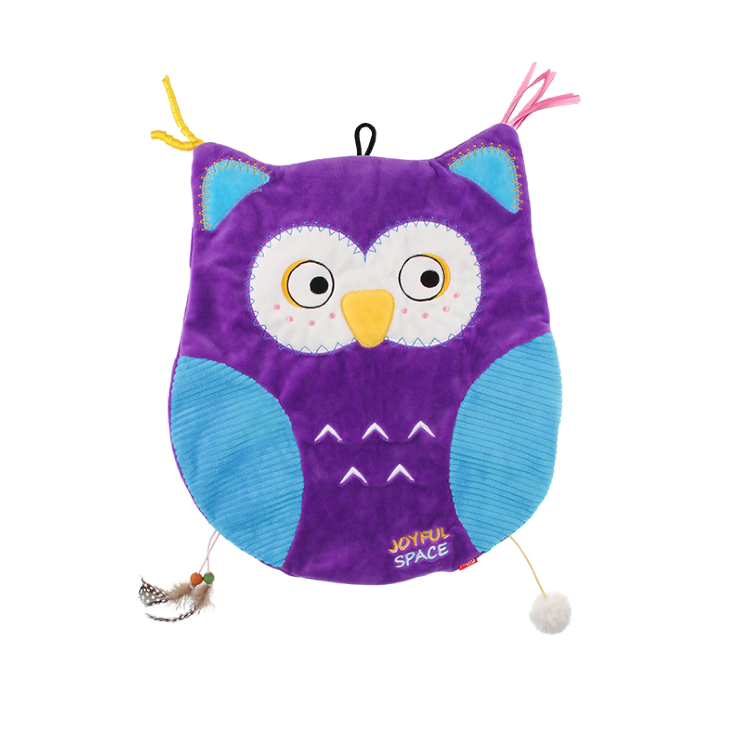 Gigwi Joyful Space Owl Cat Toy, Medium