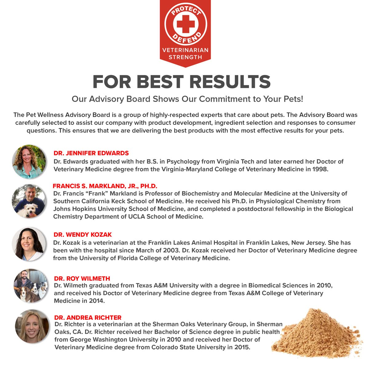 VetSmart Formulas Turkey Tail Mushroom for Dogs Immune Support with Reishi, Shiitake, Maitake Mushroom and Patented White Turmer