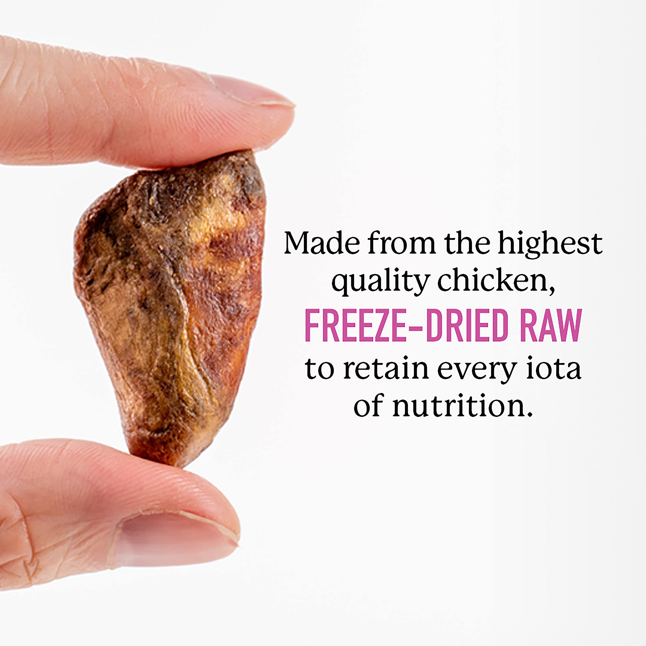 Dr. Harvey s Freeze-Dried Chicken Hearts - Training Dog Treats, Single Ingredient, All-Natural USA Sourced Protein, Allergen-Fr