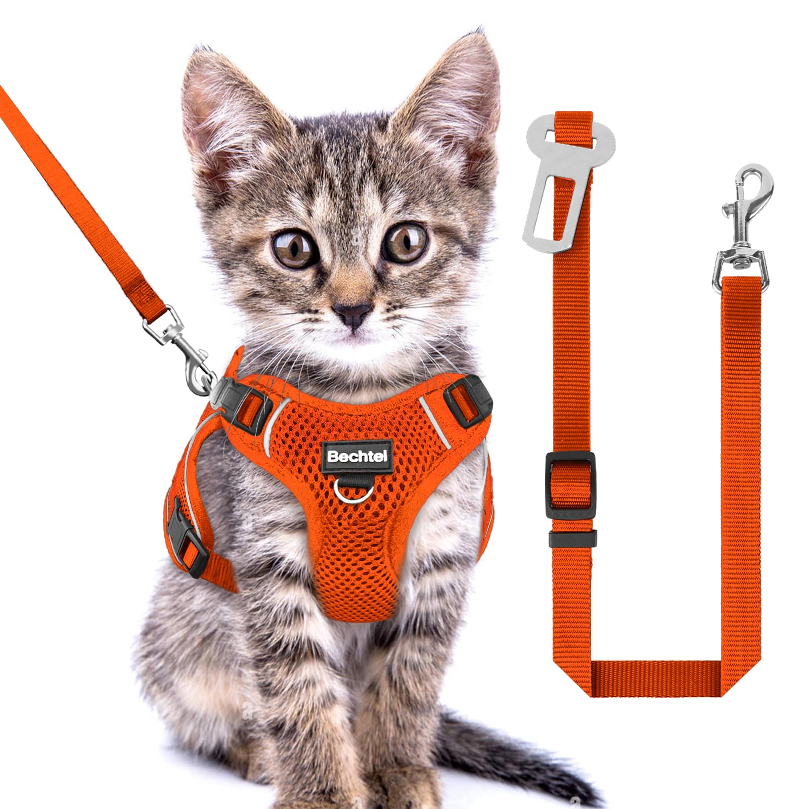 Kitten Harness And Leash Seat, The Upgrade Can Be Adjusted In Four Directions And Breathable Cat Harness For Anti Escape That Ca