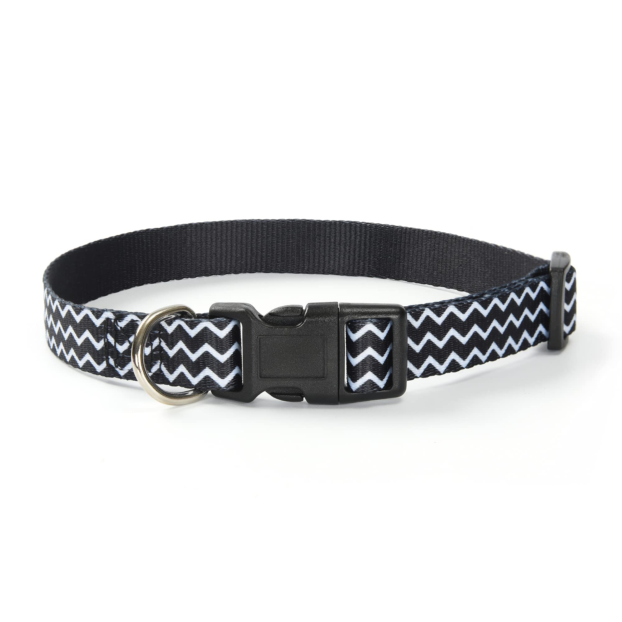 Mile High Life Dog Collar | Nylon Puppy Collars W Cute Patterns | Lightweight Girl Dog Collar | Boy Dog Collar For Small/Medium/Large Dogs (Blue Bone, Small)