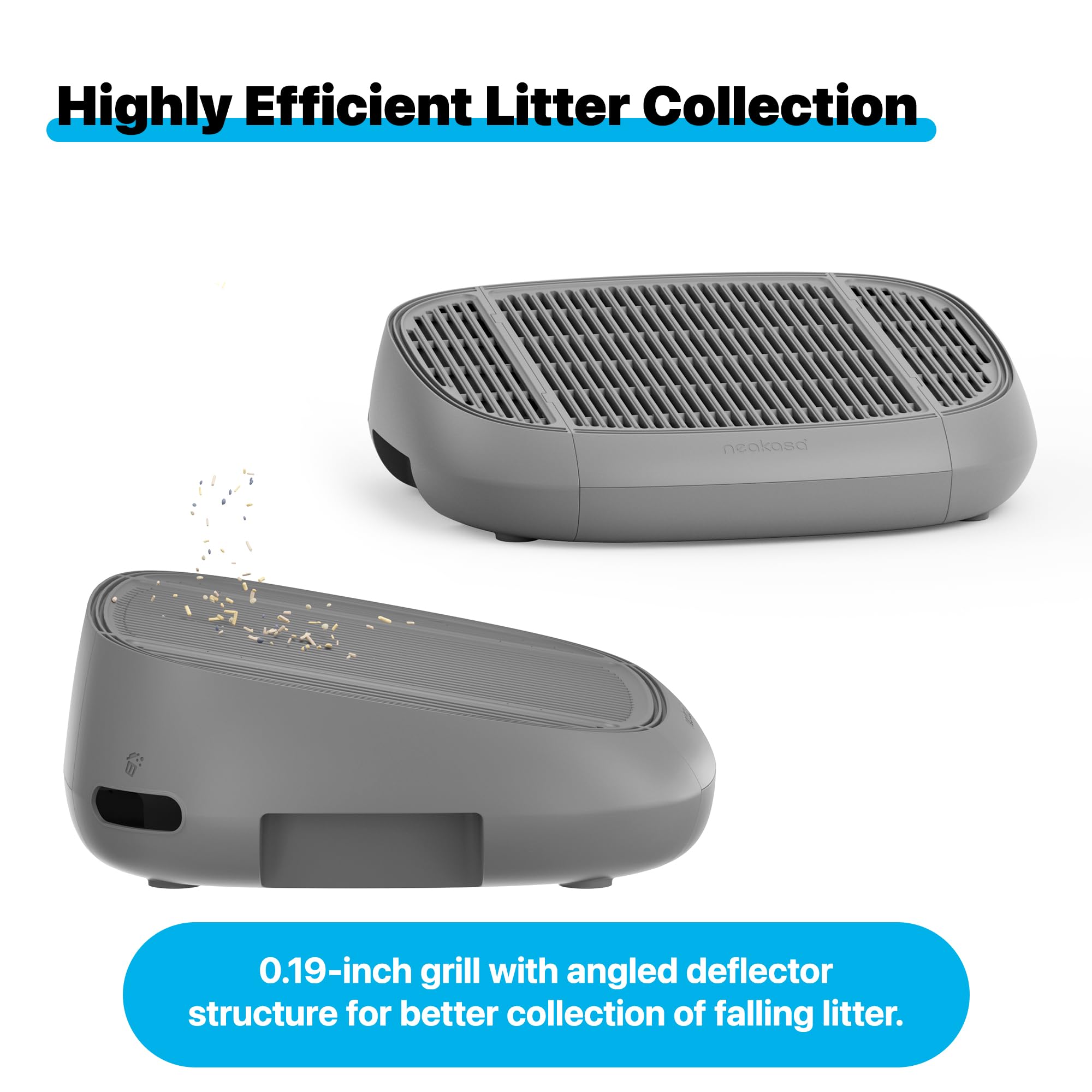Neakasa Cat Pedal Step Stool With Filter Function, Easy To Clean Litter Tray For M1 Open Top Self-Cleaning Cat Litter Box
