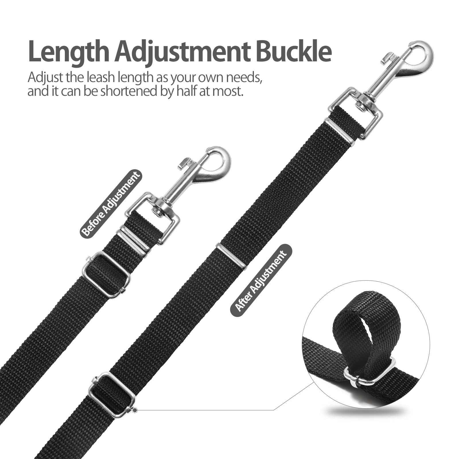 Long Lead Leash for Dog Outside Training 30ft Adjustable Obedience Recall Dog Training Leash for Large Medium Small Dogs with St