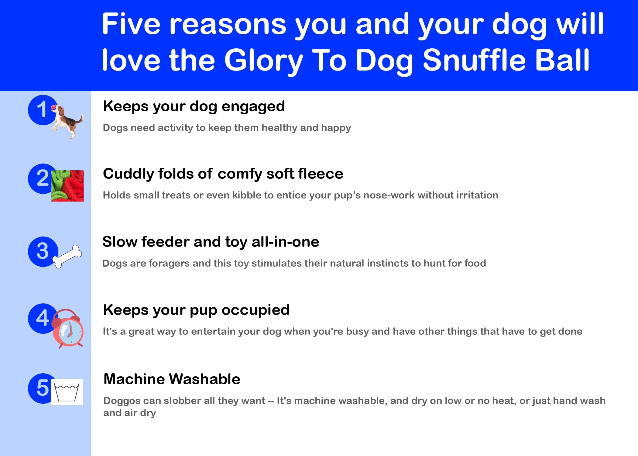 Glory To Dog Puppy And Small Breed Snuffle Interactive Foraging Dog Puzzle Ball Toy Christmas Green And Red