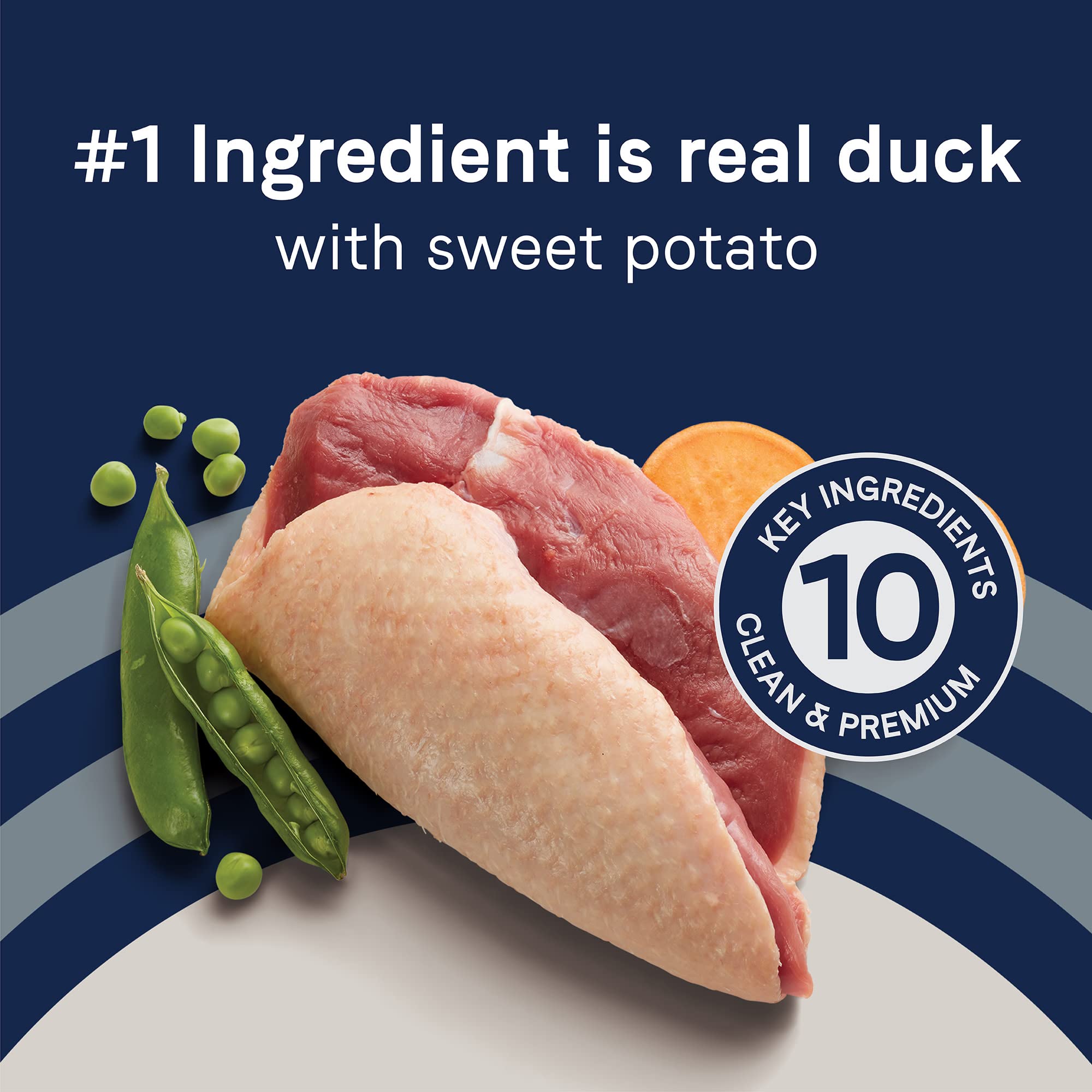 Canidae Pure Real Duck & Sweet Potato Recipe Adult Dry Dog 22 LB