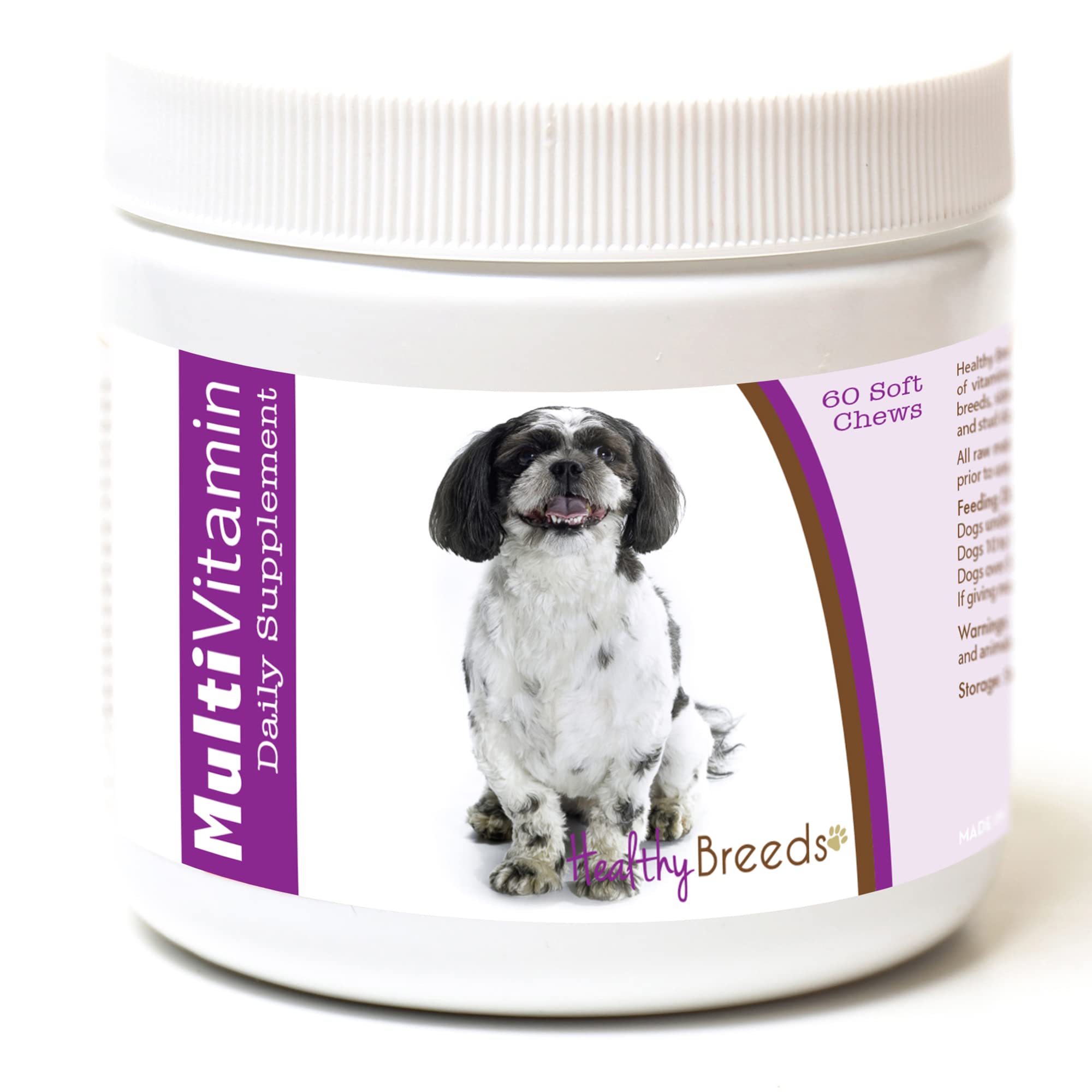 Healthy Breeds Shih-Poo Multi-Vitamin Soft Chews 60 Count