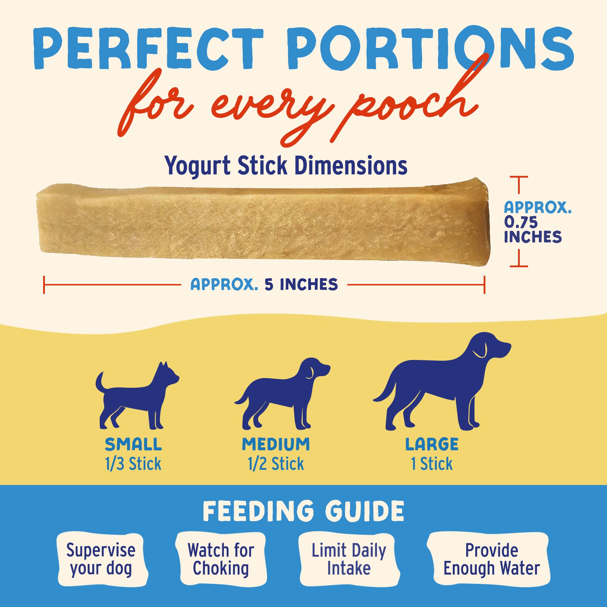 Himalayan Dog Chew Yogurt Sticks, Bacon Flavor, Dog Treats with Prebiotics, Probiotics & Protein, Digestive Support, Lactose & G