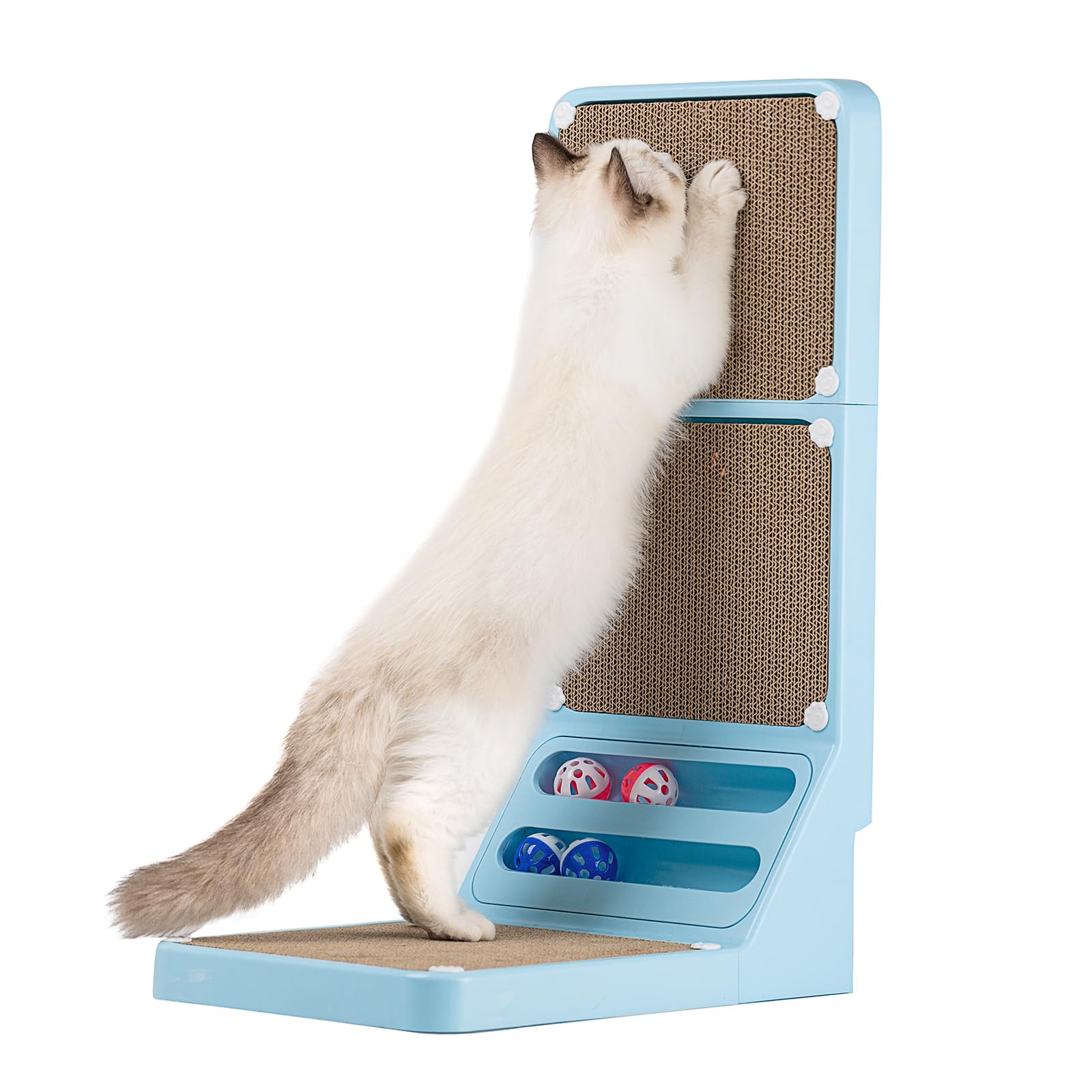 Goosheep Cat Scratching Board Cat Scratching Ball Wall Scratchers For Indoor Cats L Shaped Cat Scratcher Cat With Scratcher Repl