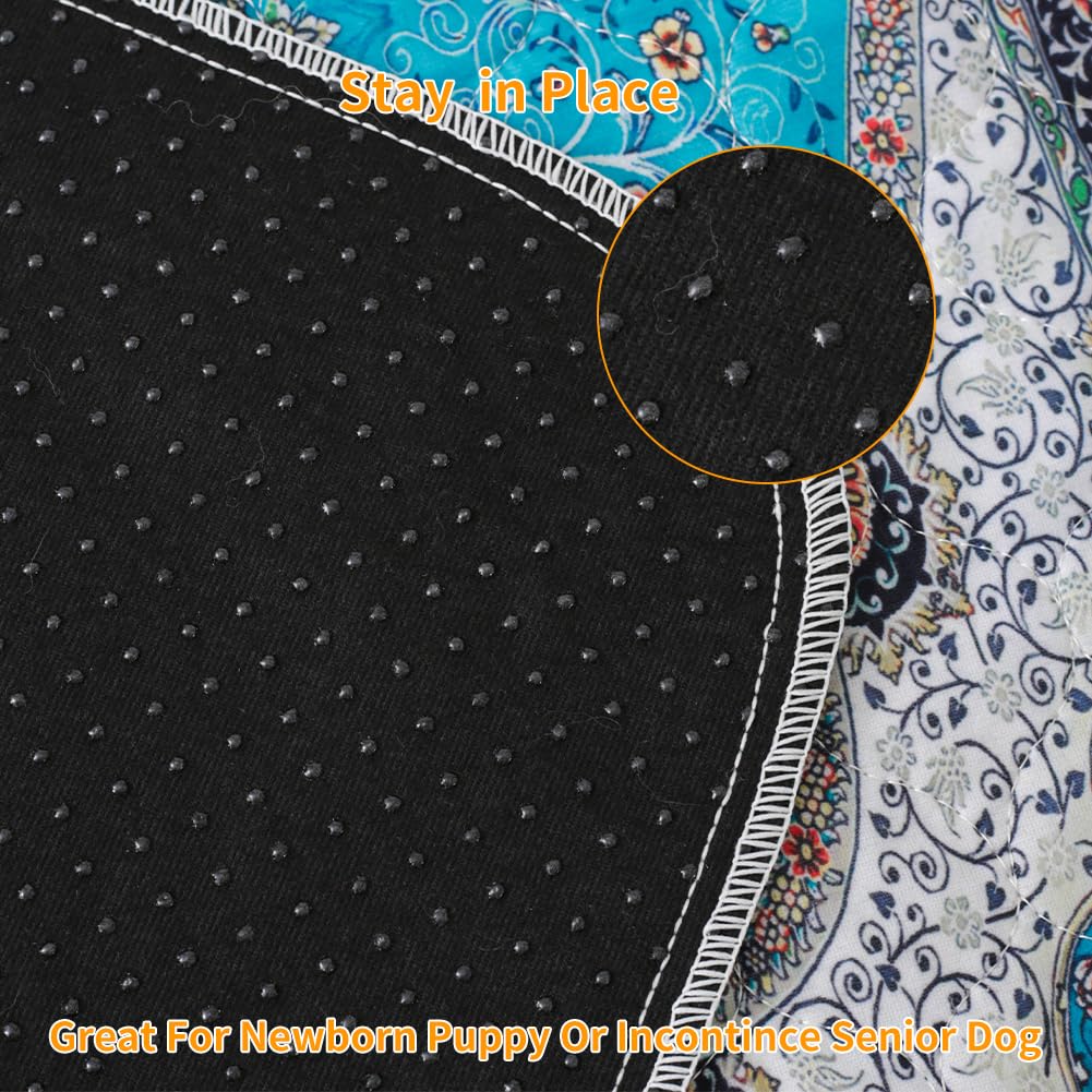 Peepeego 2 Pack Washable Pee Pads For Dogs 36X36Inch, Waterproof Puppy Pads With Fast Absorbent, Reusable, Non Slip, Premium Whe