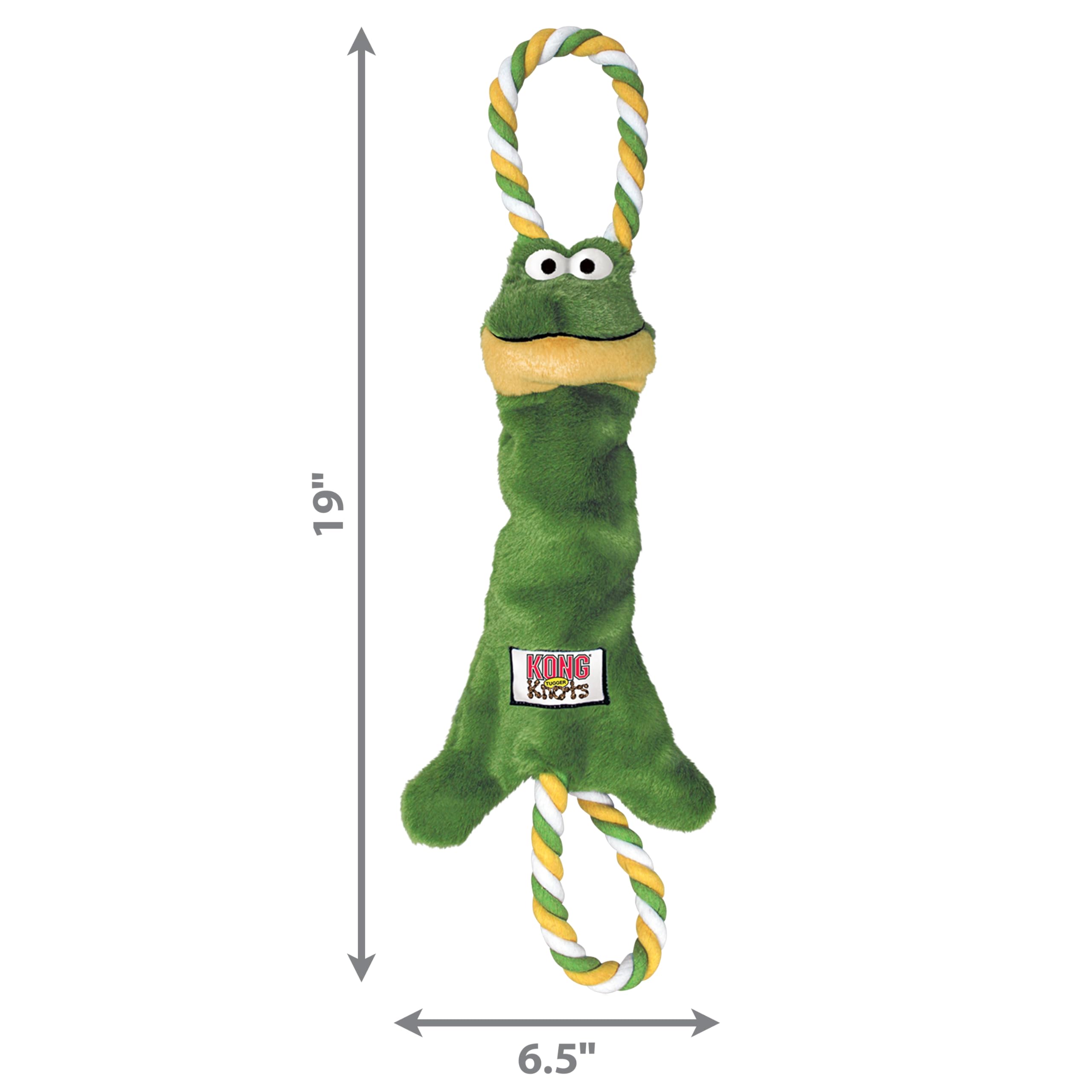 Kong Tugger Knots Frog Md/Lg