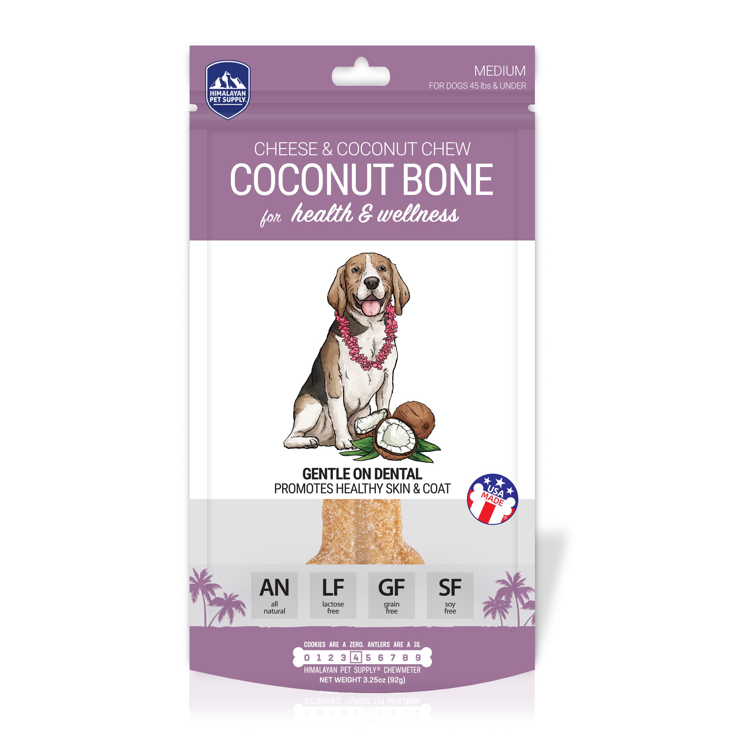 Himalayan Dog Coconut Bone Medium 3.25Oz