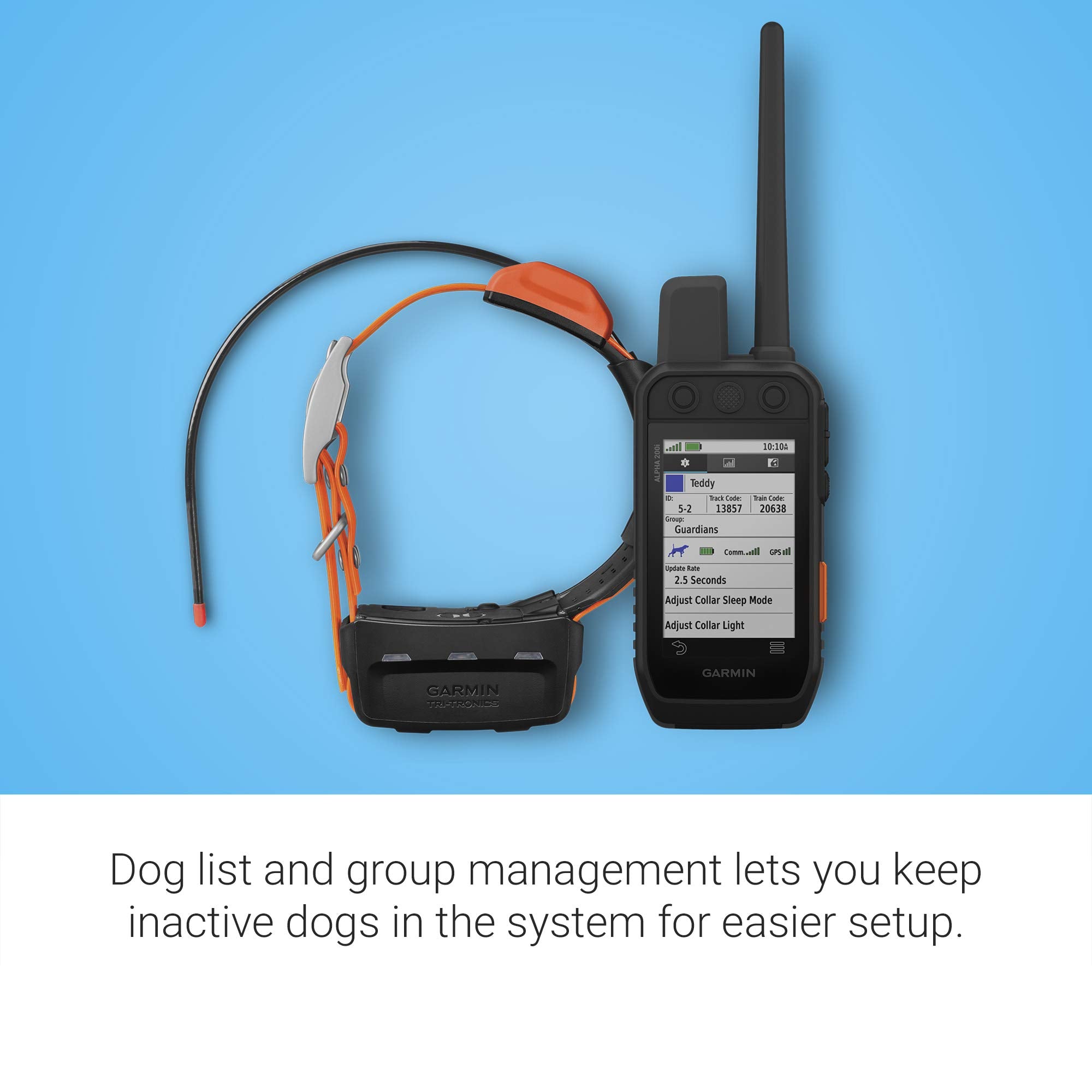 Garmin Alpha 200i/T 5 Dog Tracking Bundle, Handheld and Collar, Utilizes inReach Technology, Sunlight-readable 3.6'' Touchscreen