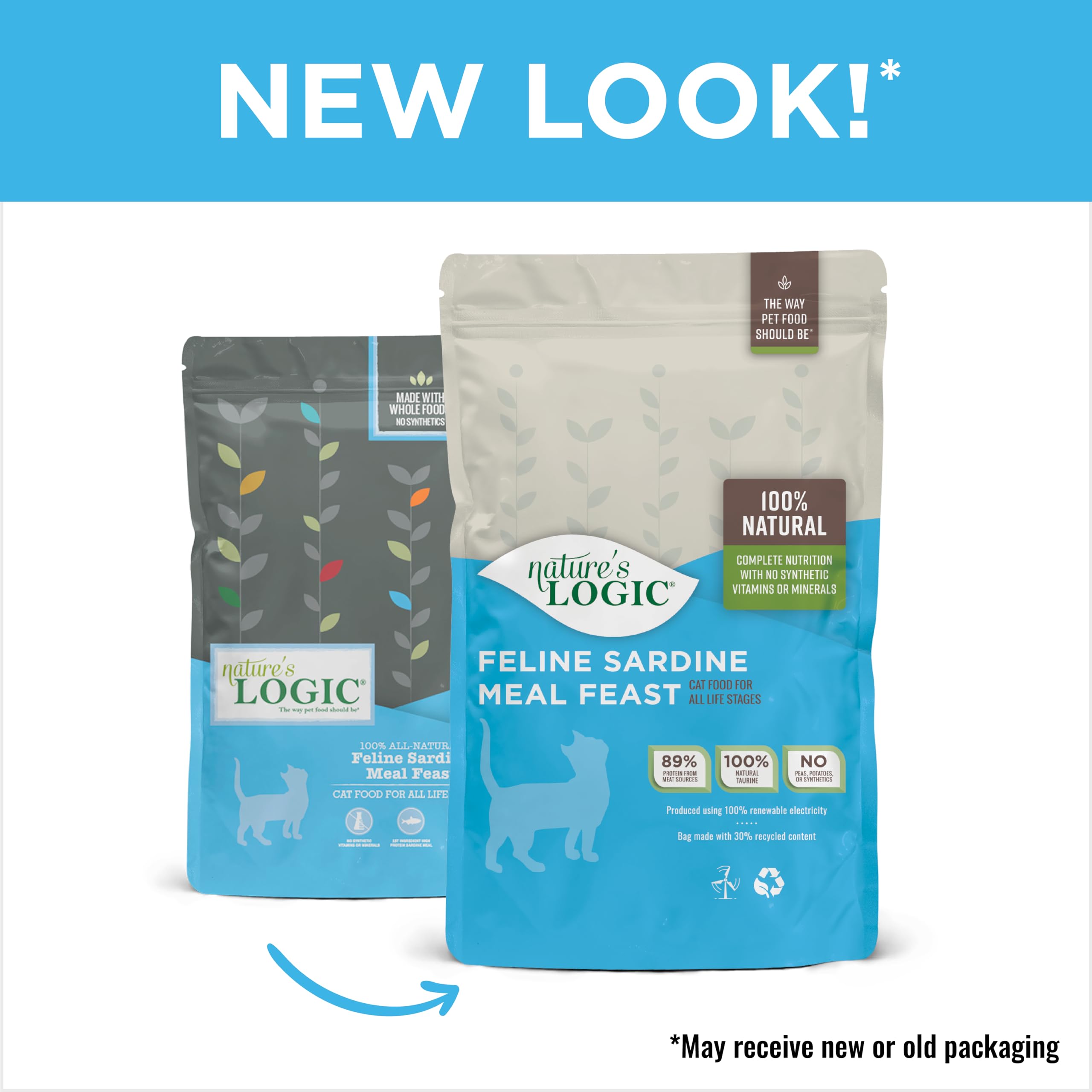 Natures Logic Sardine Dry Cat Food (1 Pack), 7.7 lb