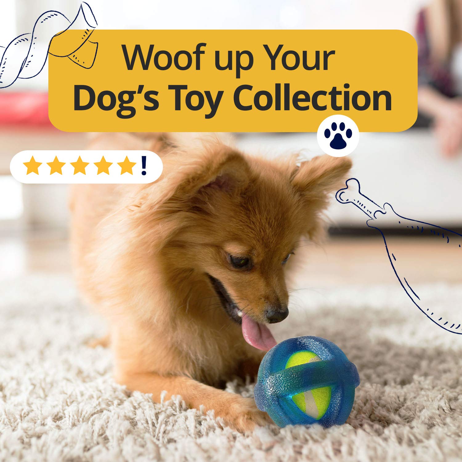 American Pet Supplies Tennis Balls, Tpr Coated Tennis Ball Set, Chewing Toys For Puppies And Dogs
