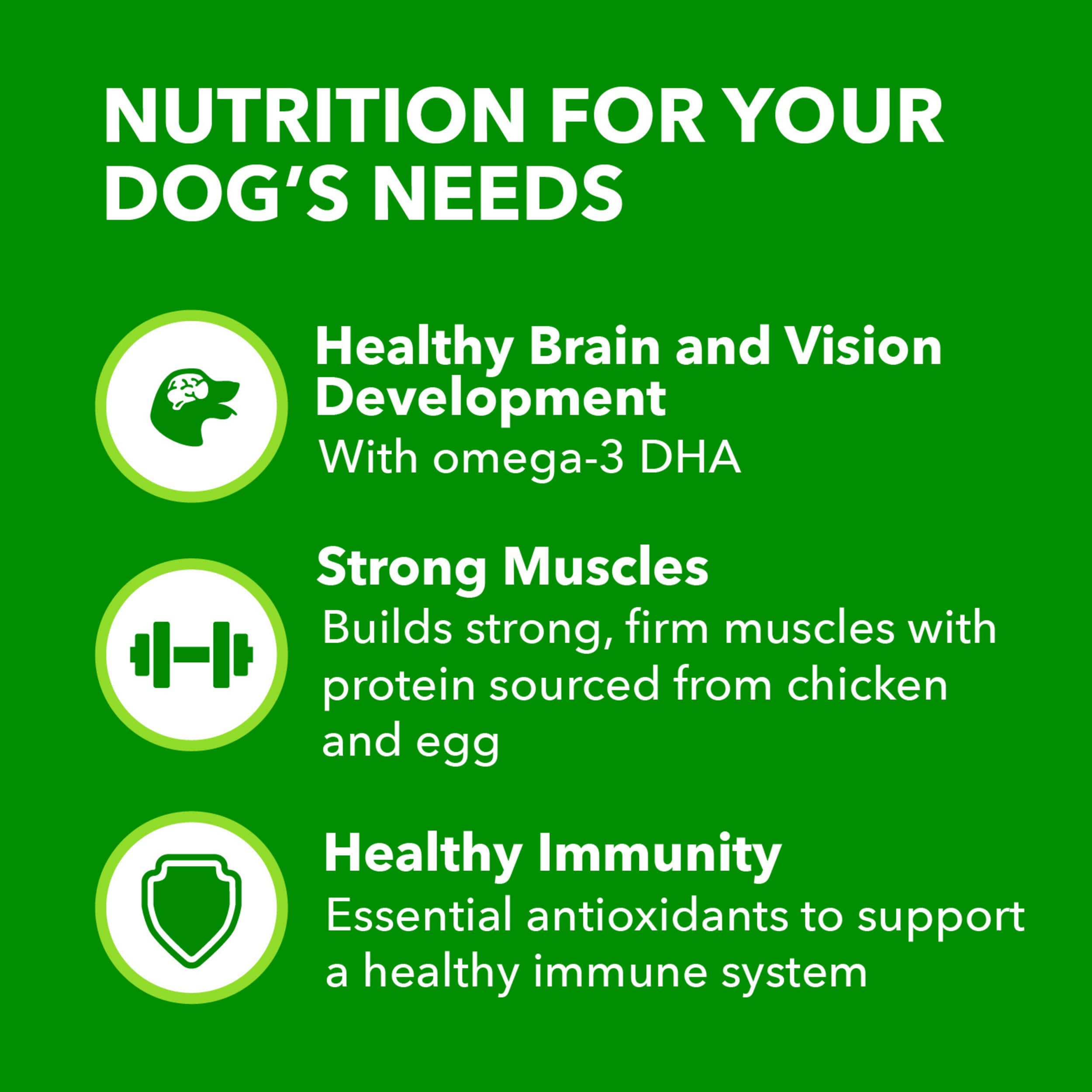 IAMS Smart Puppy Dry Dog Food with Real Chicken, 15 lb. Bag