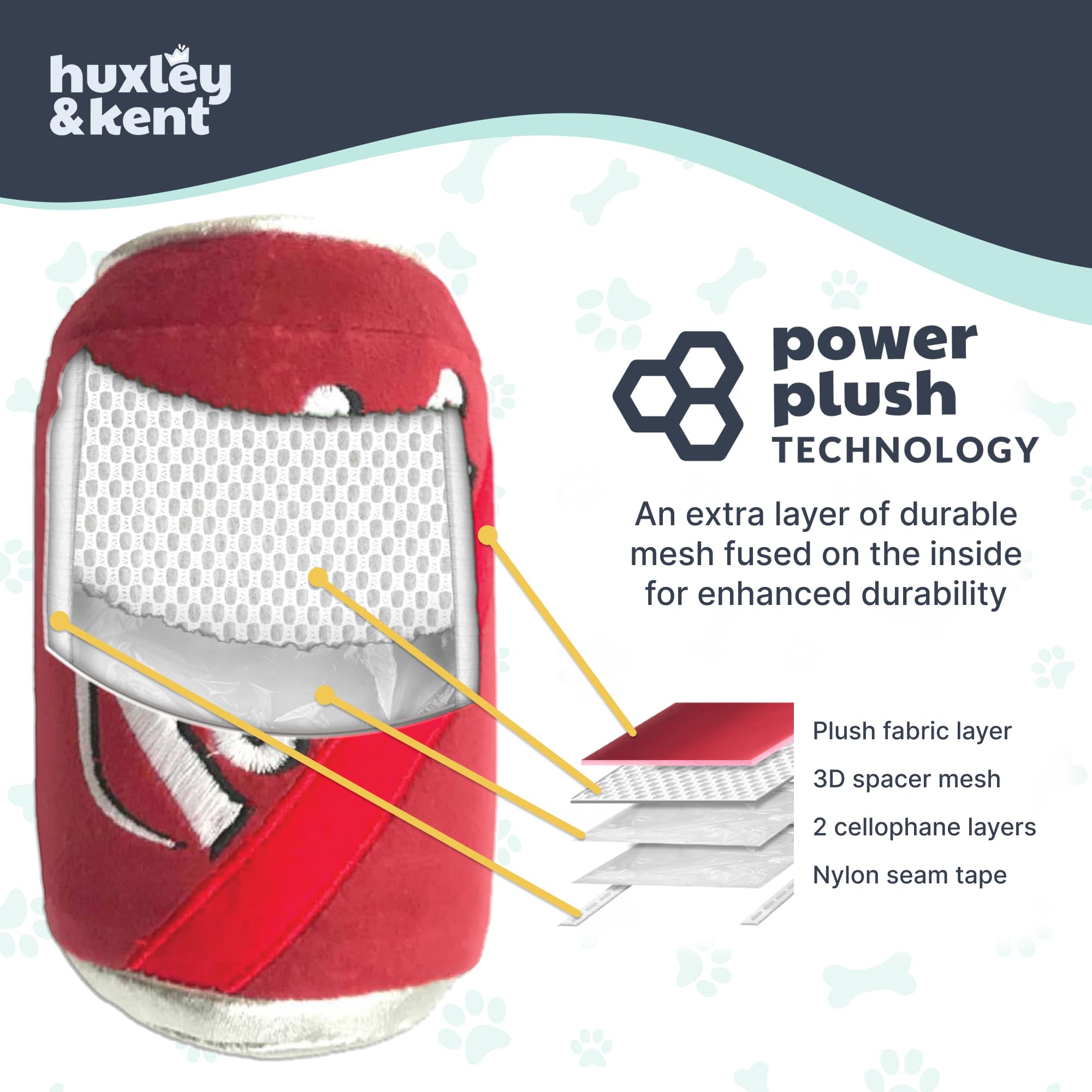 Huxley & Kent For Dogs - Snif (Large) - Funny Dog Toy With Squeaker - Fun, Durable, And Safe