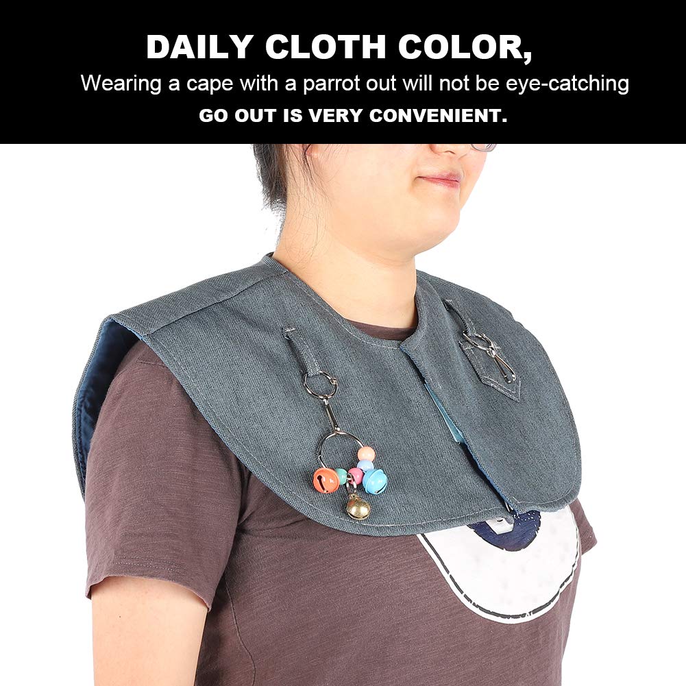 Gloglow Parrot Training Shoulder Cape, Anti Scratch Anklet Pet Shoulder Pad Protector Stand Anti Scratch Anklet Pet Shoulder Pad