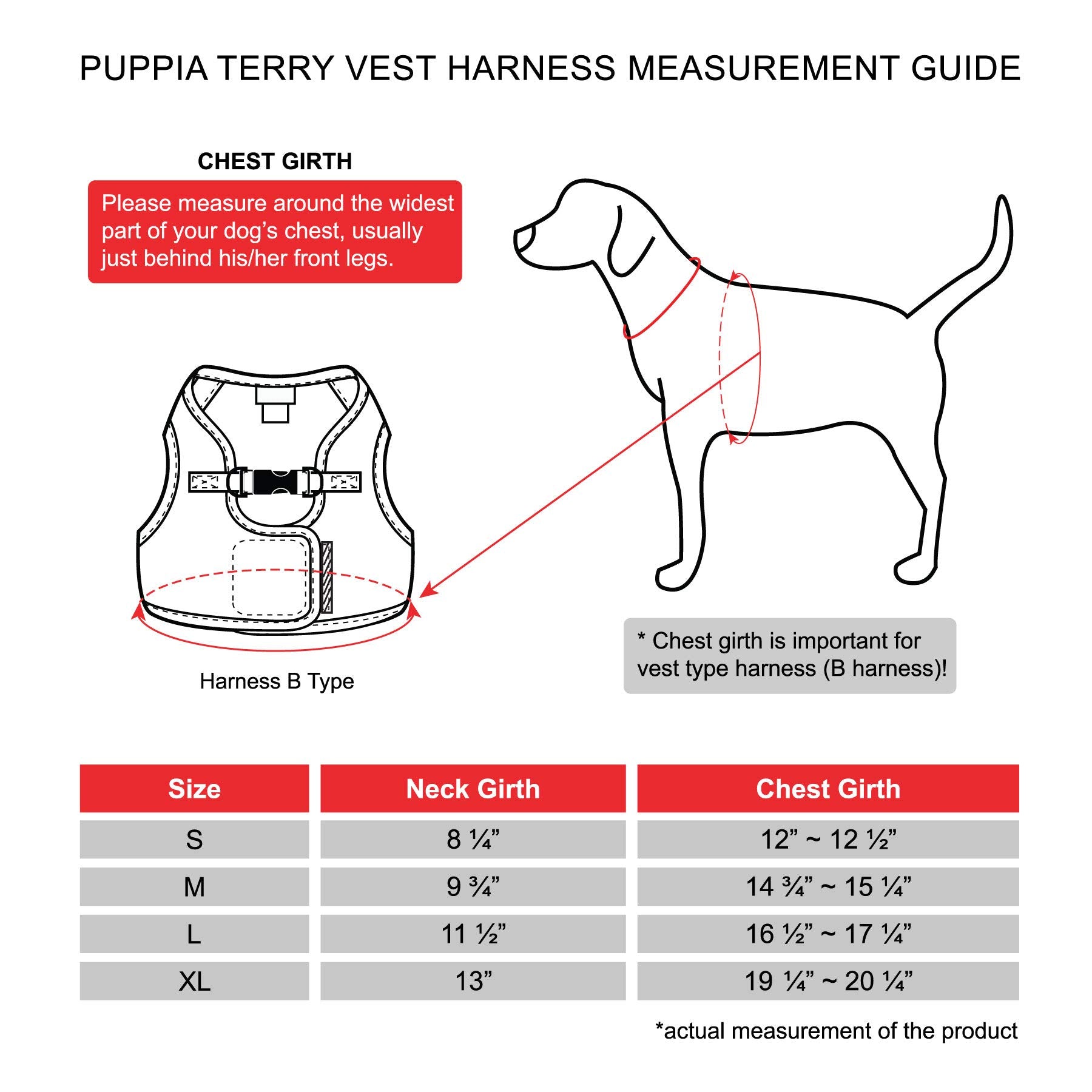 Puppia Terry Vest Dog Harness Step-In Winter Suede Warm No Choke No Pull Training Walking For Small And Medium Dog, Grey, X-Large