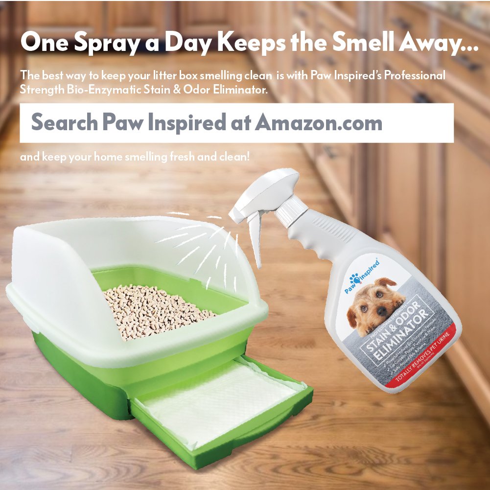Paw Inspired Cat Pads | Generic Refill For Breeze Tidy Cat Litter System | Cat Liner Pads For Litter Box | Quick-Dry, Super Absorbent, Leak Proof | 16.9'X11.4' (Carbon, 20 Count)
