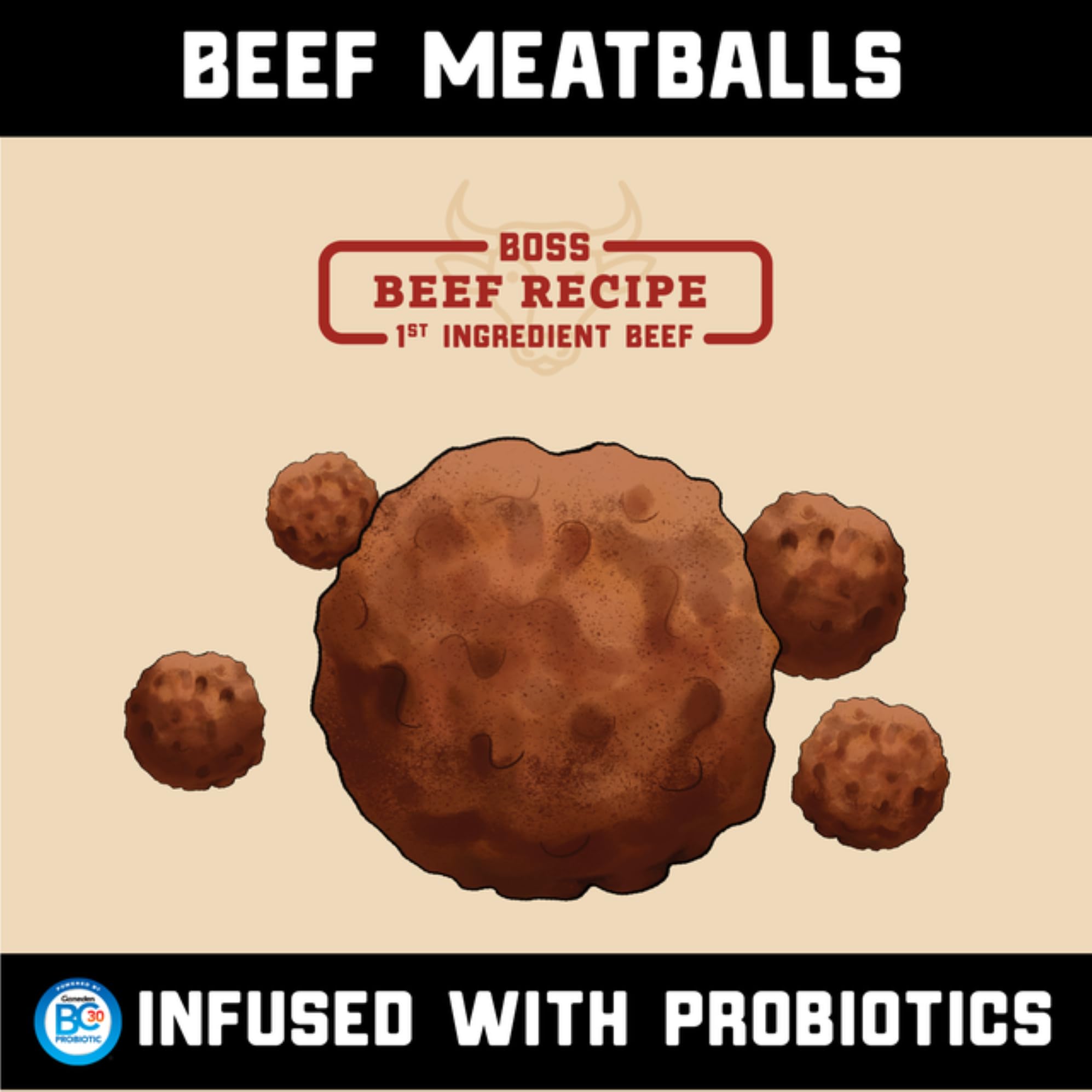 BOSDG PROBAL BEEFMTBL DT ( 1 X 3 OZ   )