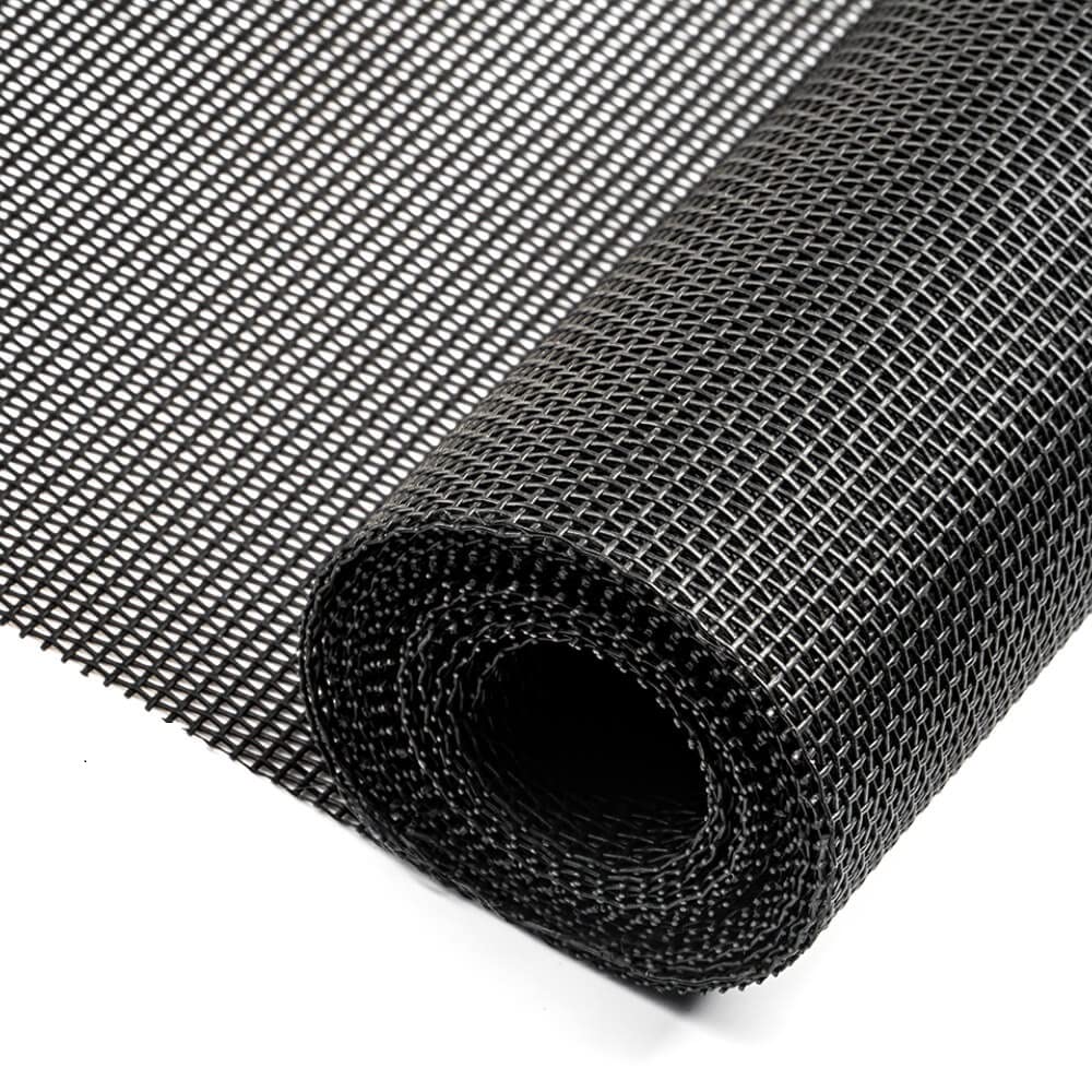 Pet Proof Window Screen Roll 59'' X 200'' Thicken Charcoal Screen Mesh Durable And Scratch-Resistant For Families With Cat Or Do