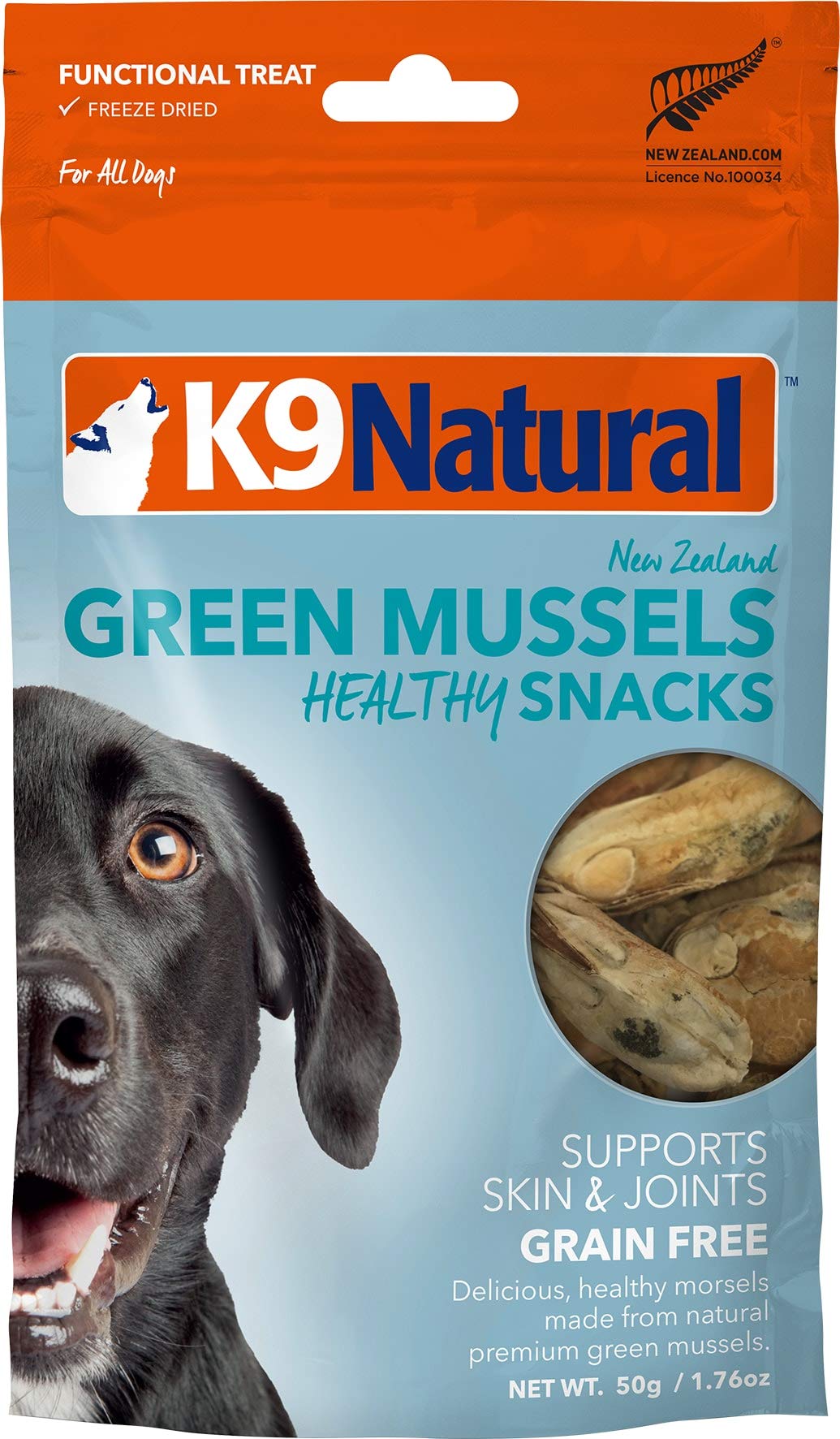 K9 Naturals, Freeze-Dried Single Ingredient Dog Treats, High-Value, Low-Calorie Protein Bites for Active Dogs, Healthy Dog Train