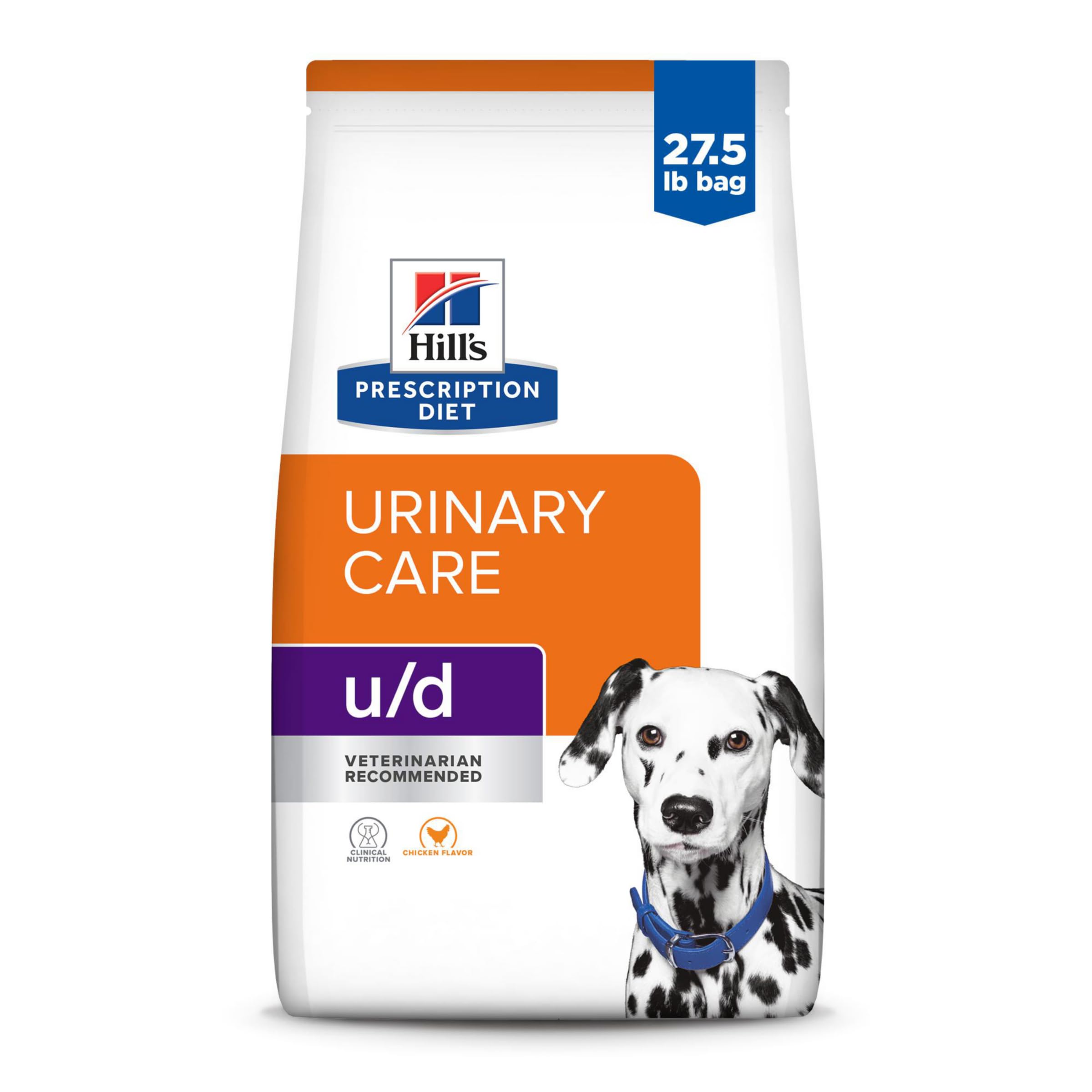 Hills Prescription Diet u/d Urinary Care Dry Dog Food, Veterinary Diet, 27.5 lb. Bag