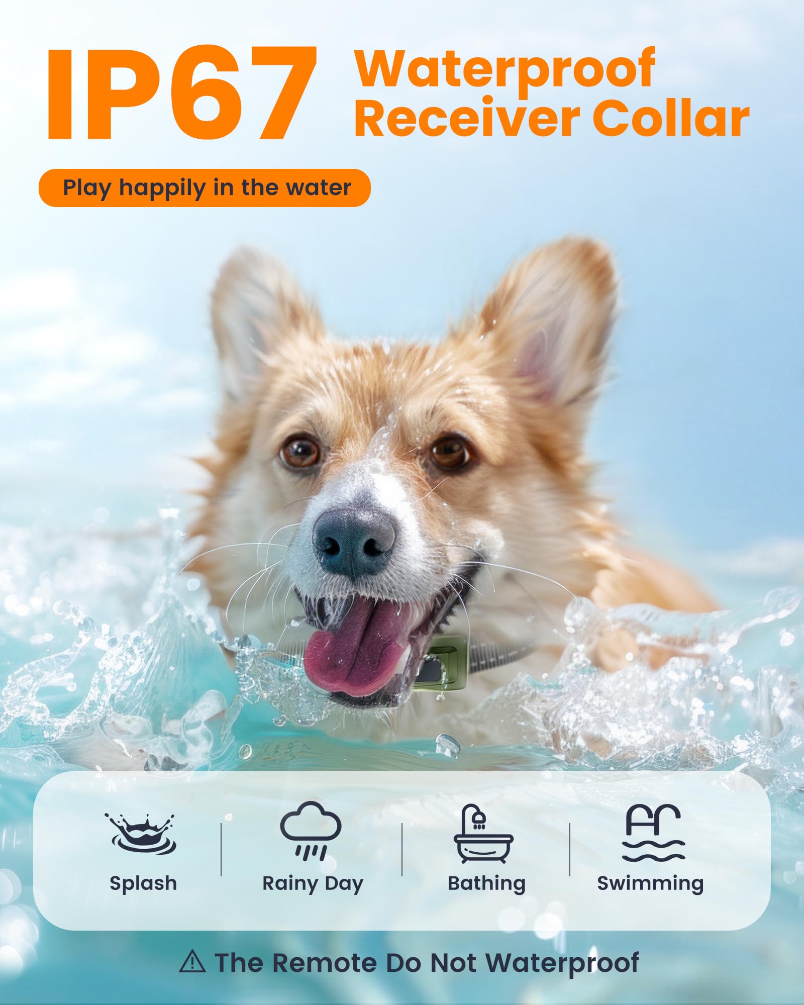 Dog Shock Collar 4265Ft Dog Training Collar With Remote For Large Medium Small Dogs, Ip67 Waterproof With 4 Safe Training Modes,