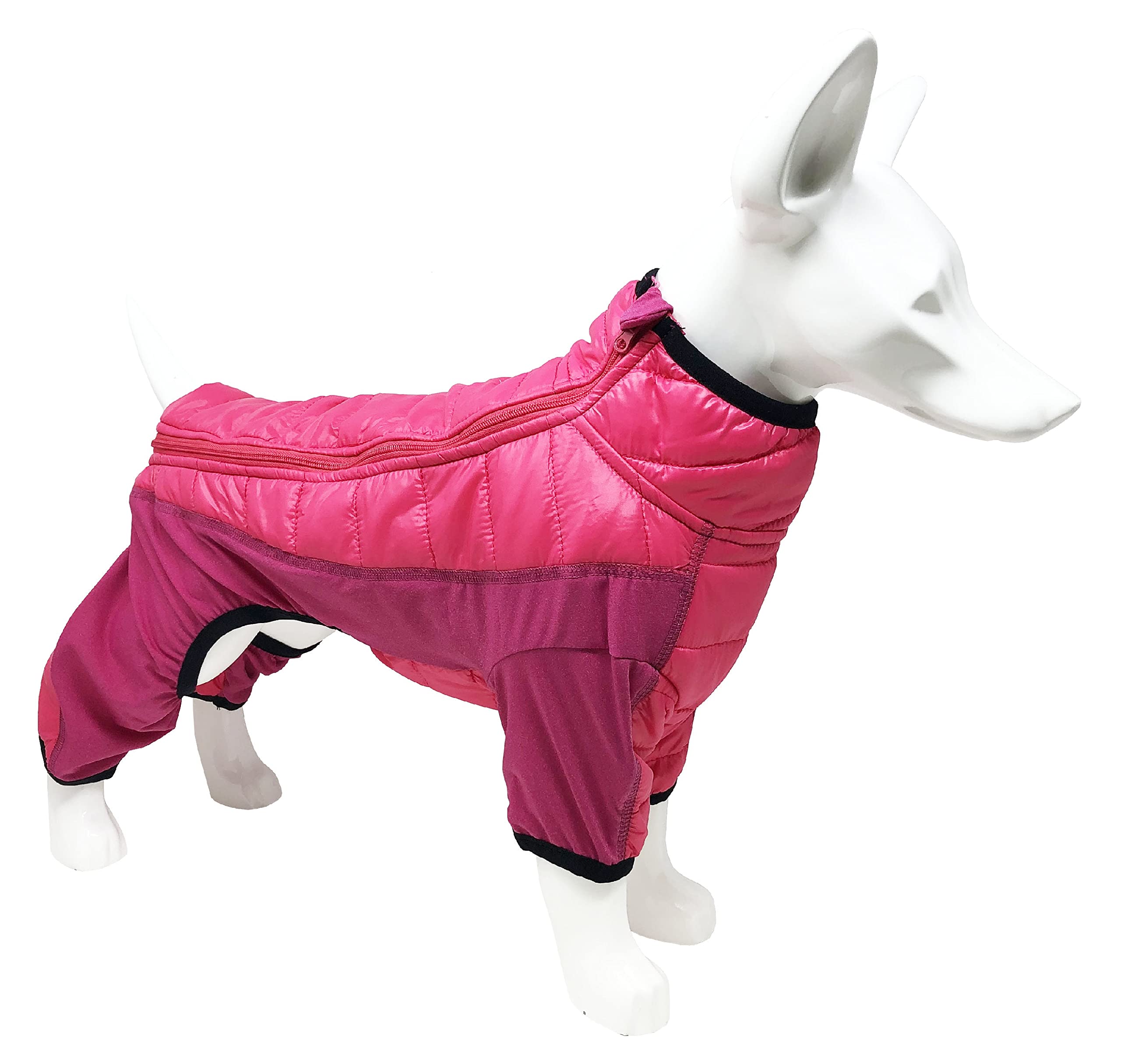 Pet Life Aura-Vent Lightweight 4-Season Stretch And Quick-Dry Full Body Dog Jacket, Xs, Pink