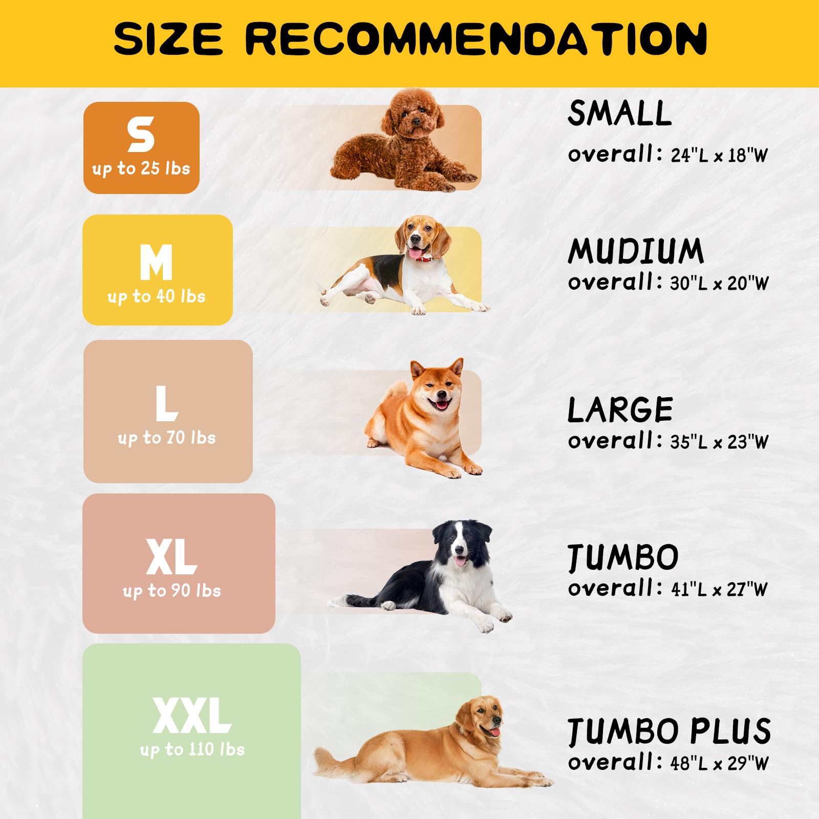 Wayimpress Small Dog Bed Crate Pad Mat For Cages Washable Bed For Small Medium Size Dog Soft Kennel Pad Anti-Slip Pet Bed,24 X