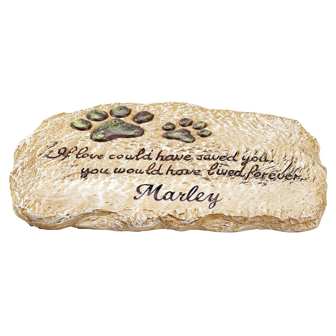 Fox Valley Traders Custom Forever Pet Memorial Garden Stone, Customized Indoor/Outdoor D  Cor, Crafted With 100% Resin, Loss Of 