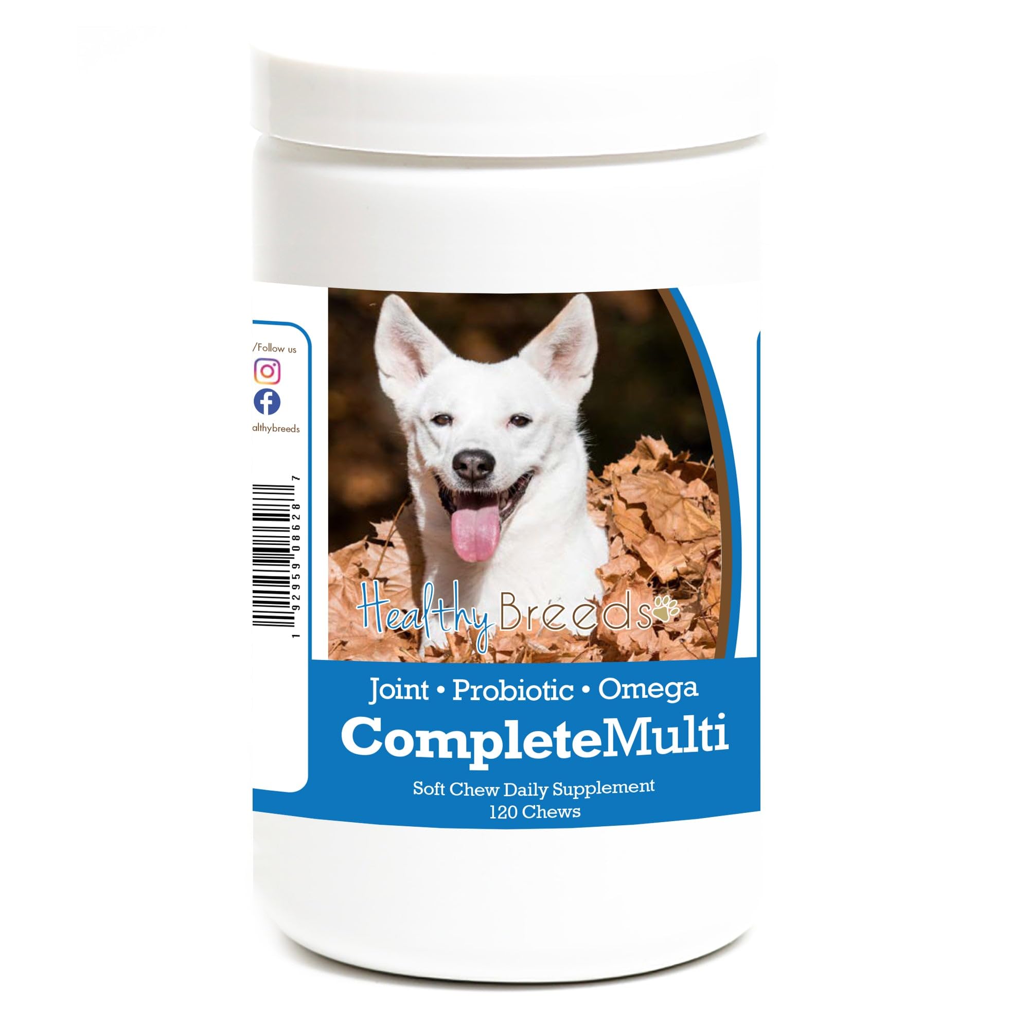 Healthy Breeds Canaan Dog All in One Multivitamin Soft Chew 120 Count