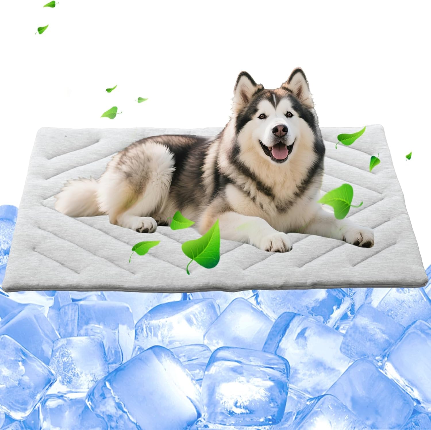 Becrowm Dog Cooling Mat Self Coolings Foldable Cooling Pad For Dog In Summer Coolings Mat For Dogs And Cats Machine Washable (Me