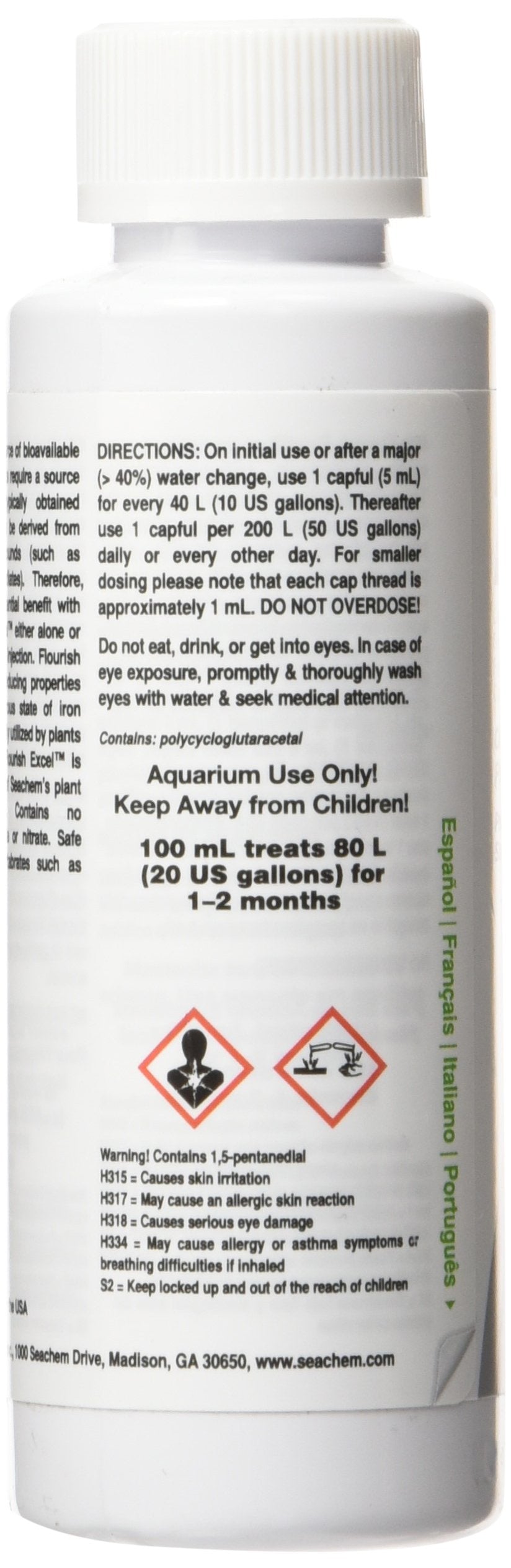 Seachem Flourish Excel Bioavailable Carbon - Organic Carbon Source for Aquatic Plants 100 ml