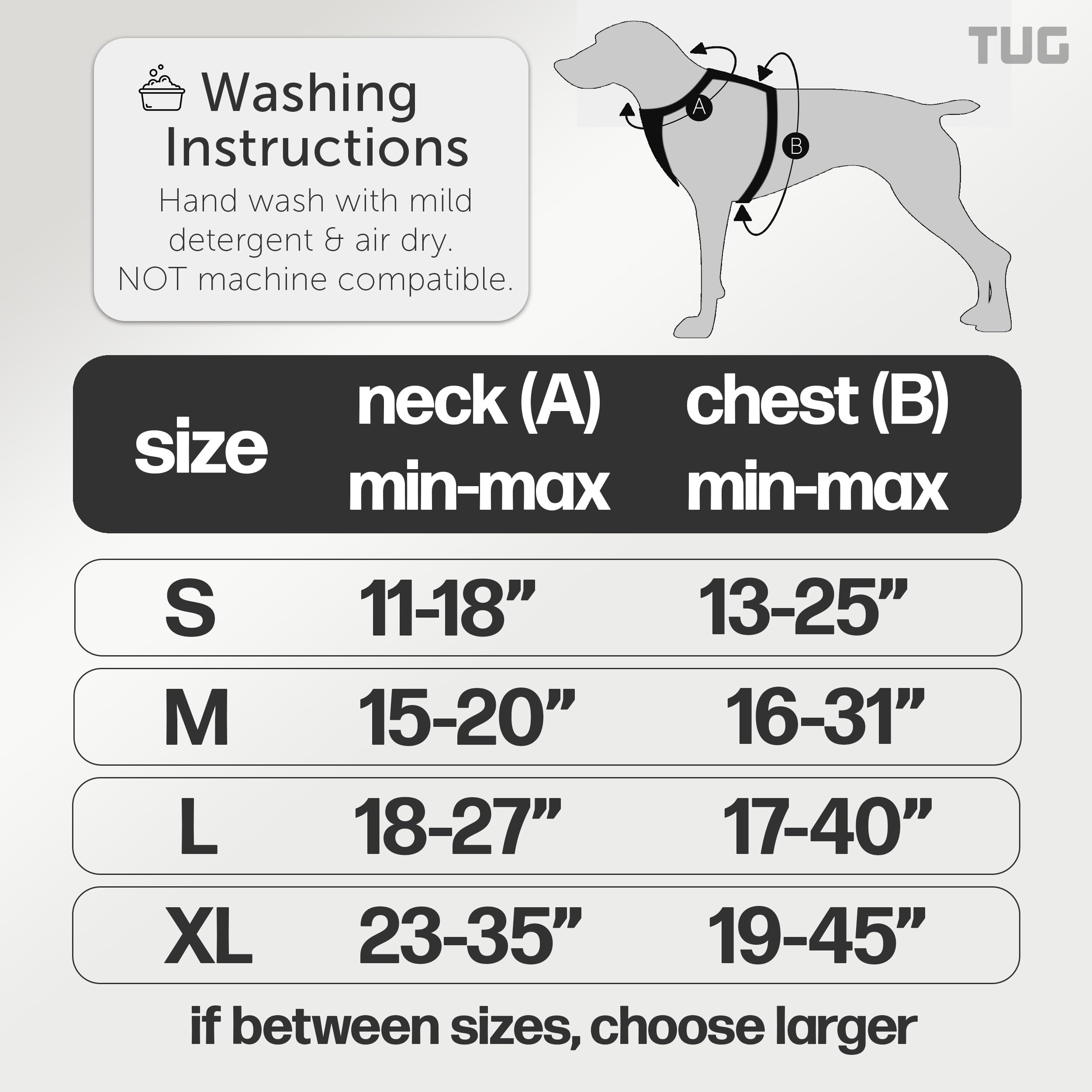 Tug Dog Harness With 2 Leash Connection Points | Adjustable, Padded, Lightweight | Handle On Back | No-Pull Front Clip (Small, C