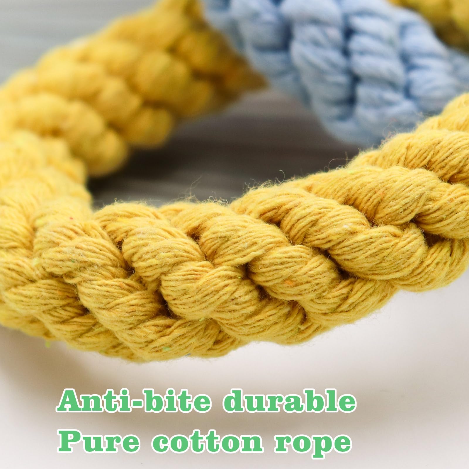 Sugar Glider Toys, Hanging Cotton Rope Ring Climbing Toy For Little Pet, Rat Toys, Sugar Glider Cage Accessories, Exercise Toys