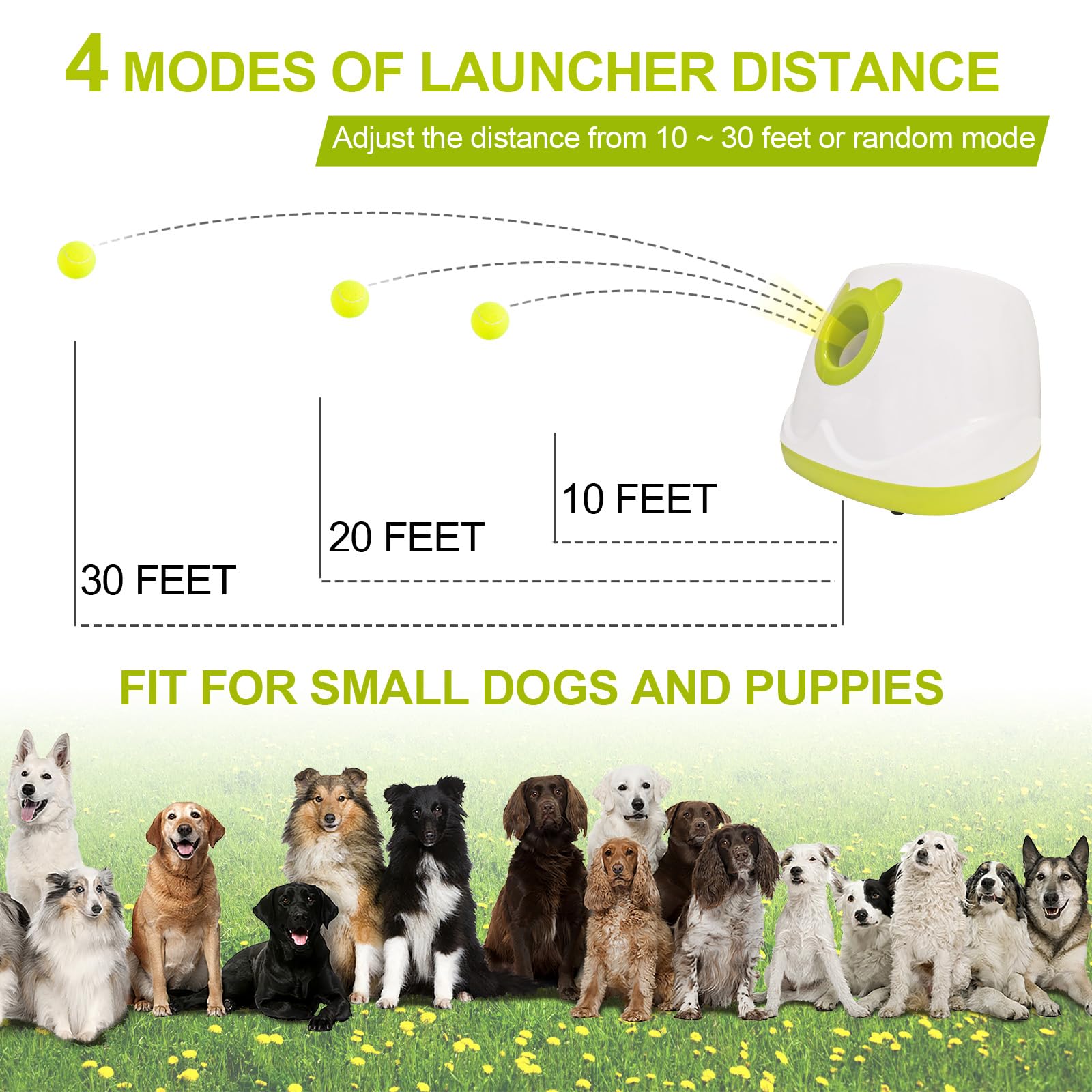 Besthls Dog Ball 2.5 Inch Tennis Dog Treat Ball For Small Medium Pet Peppy Playing Fetching Chewing Exercise & Training Indoor Outdoor (16 Pack)