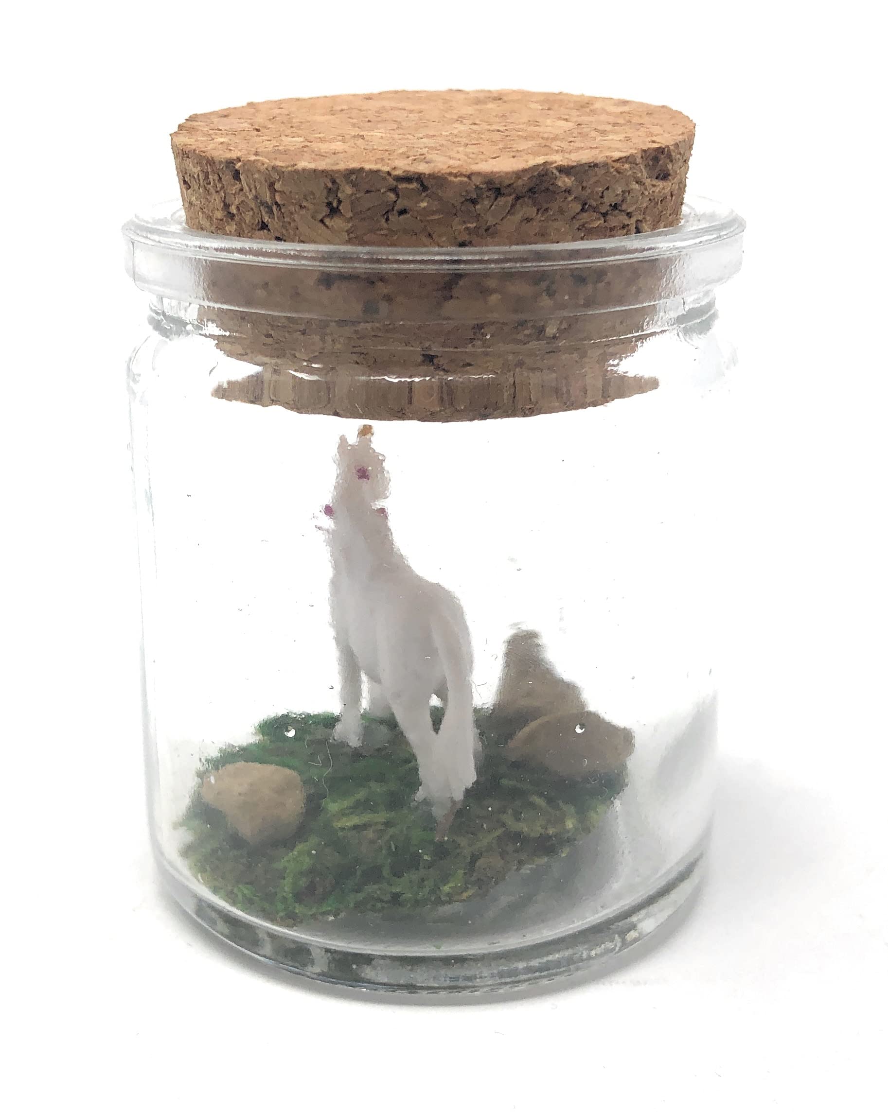 Mini Unicorn Desk Pet White With Adoption Certificate Novelty Desk Decor
